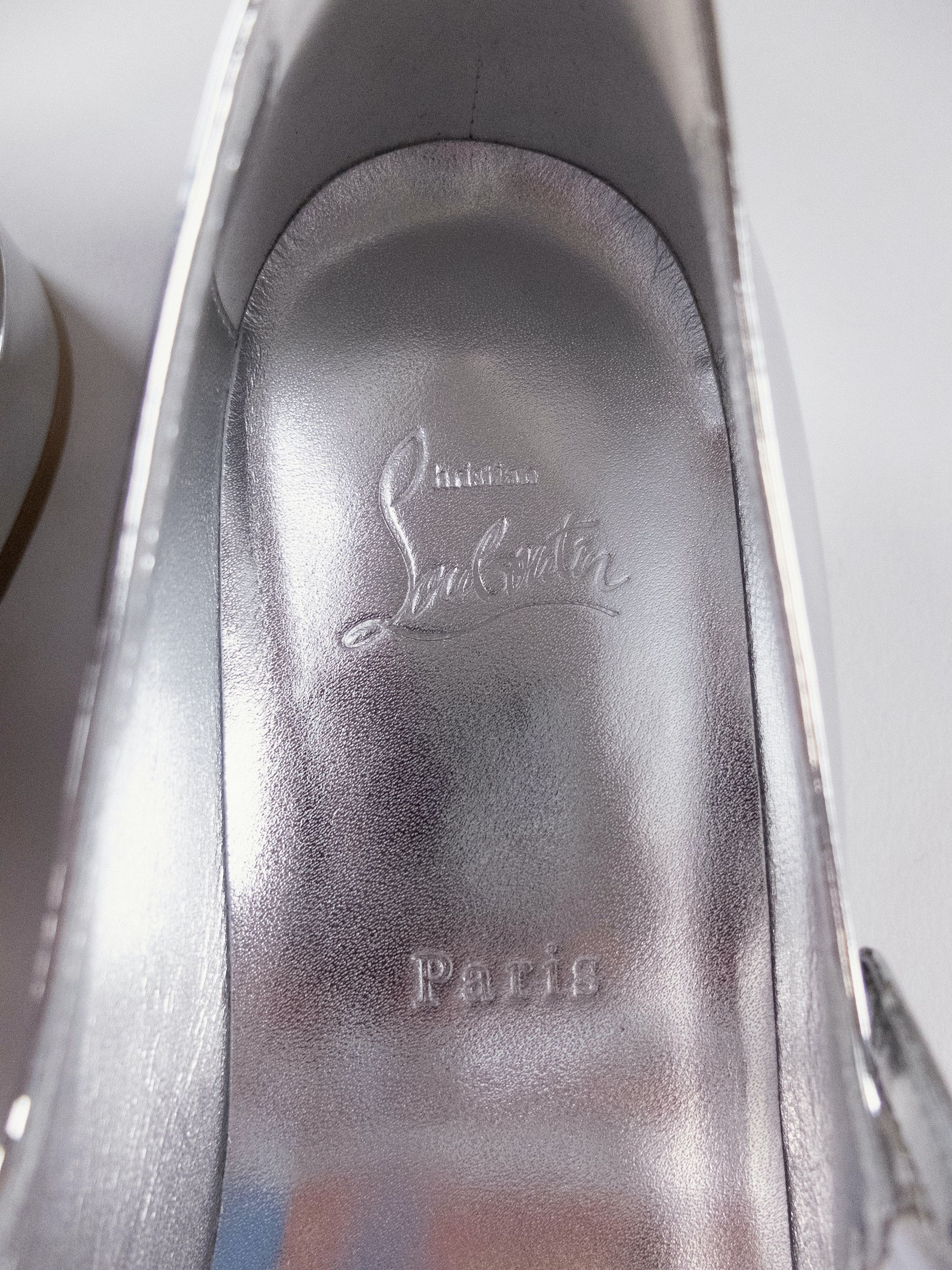 Christian Louboutin CHRISTIAN LOUBOUTIN Sweet Jane metallic ballet flats Size US 11 / IT 41 - 6 Thumbnail