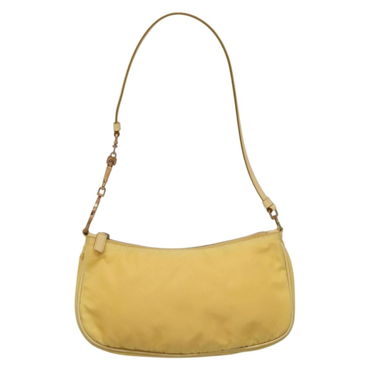 Prada PRADA Shoulder Bag Nylon Yellow Gold Size ONE SIZE - 3 Thumbnail