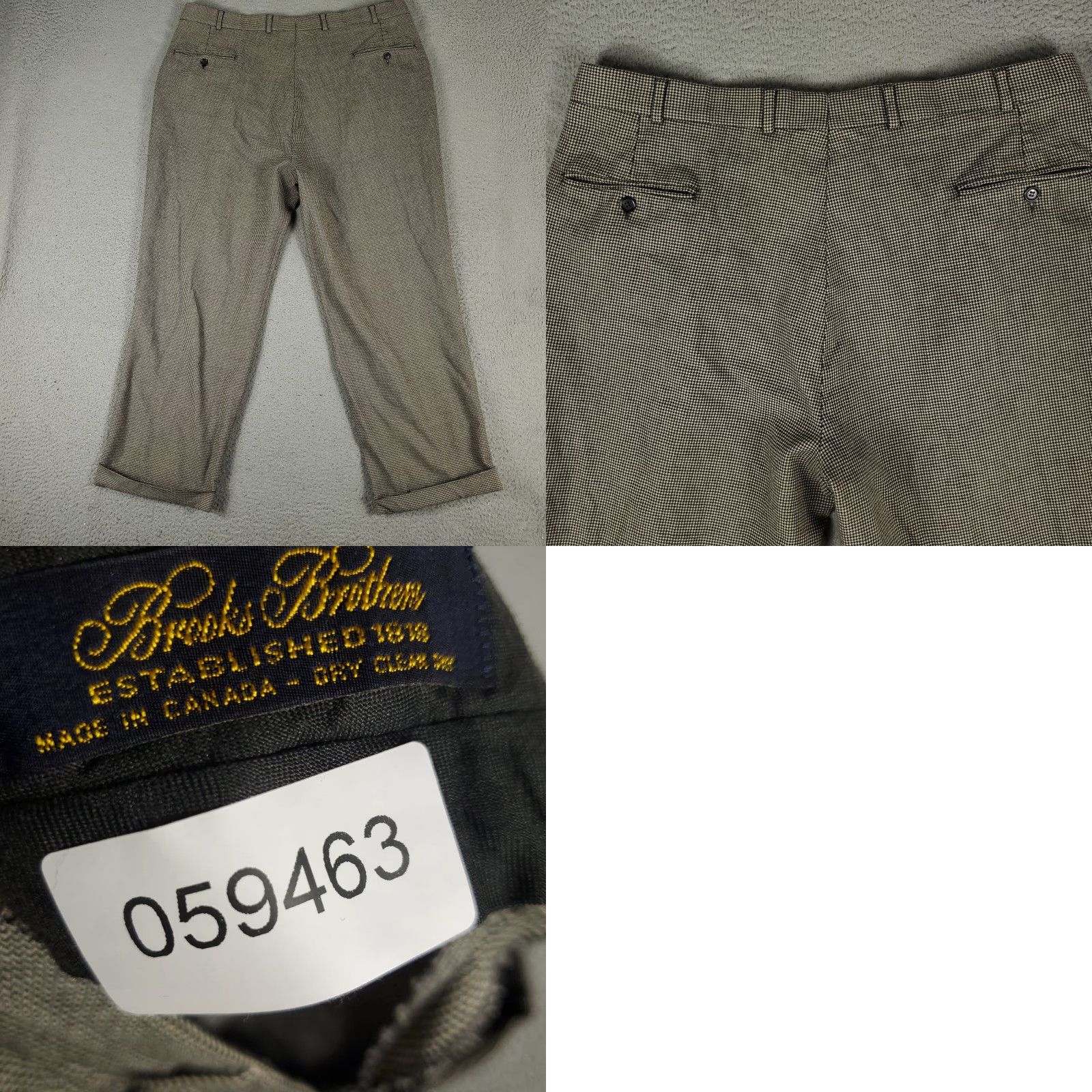 Brooks Brothers Brooks Brothers Chino Pants Mens 38x28 Beige Pleated Cuffed Trousers Regular Fit Size US 38 / EU 54 - 8 Thumbnail
