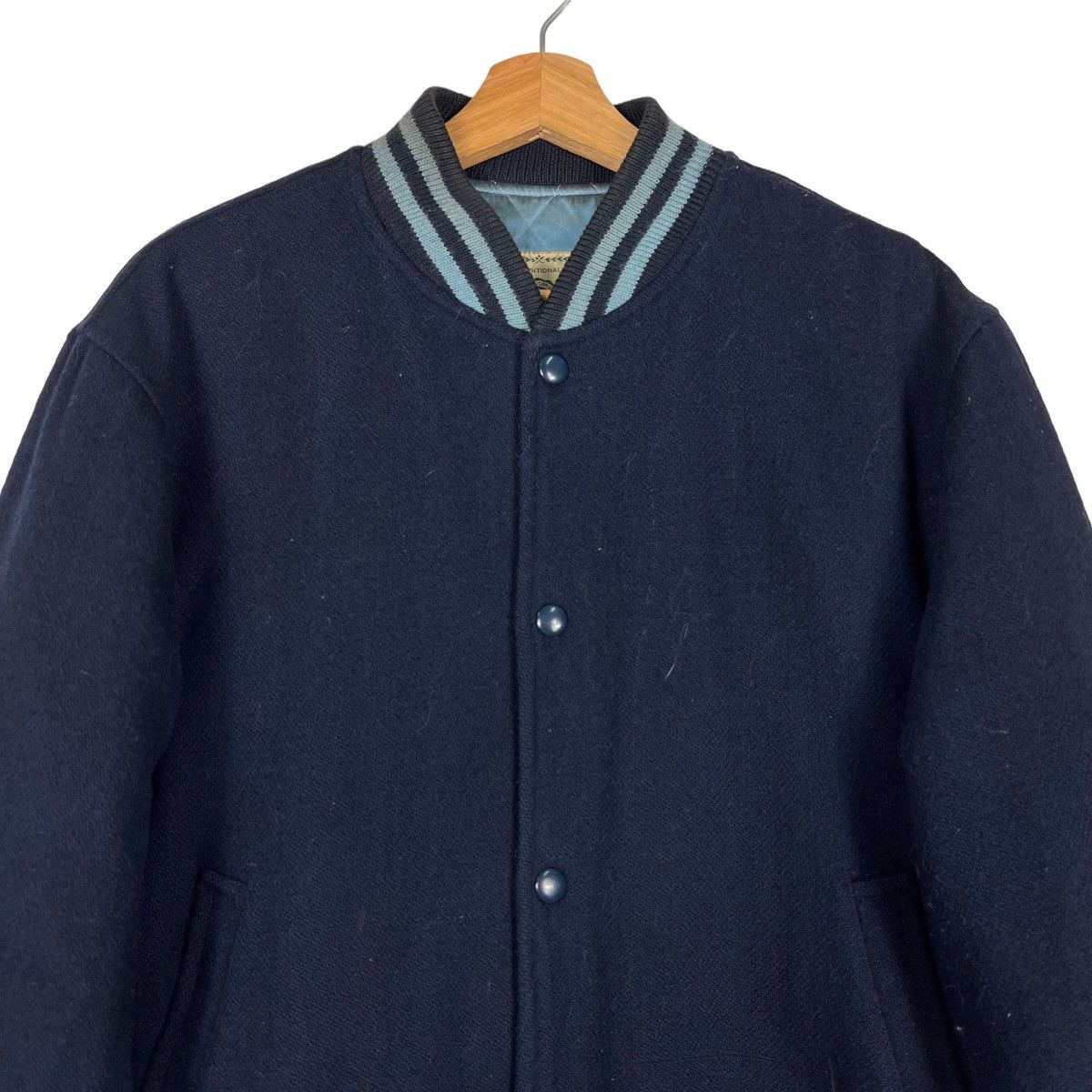 Japanese Brand 🔥 VINTAGE GQ FORD VARSITY BOMBER JACKET Size US L / EU 52-54 / 3 - 2 Thumbnail
