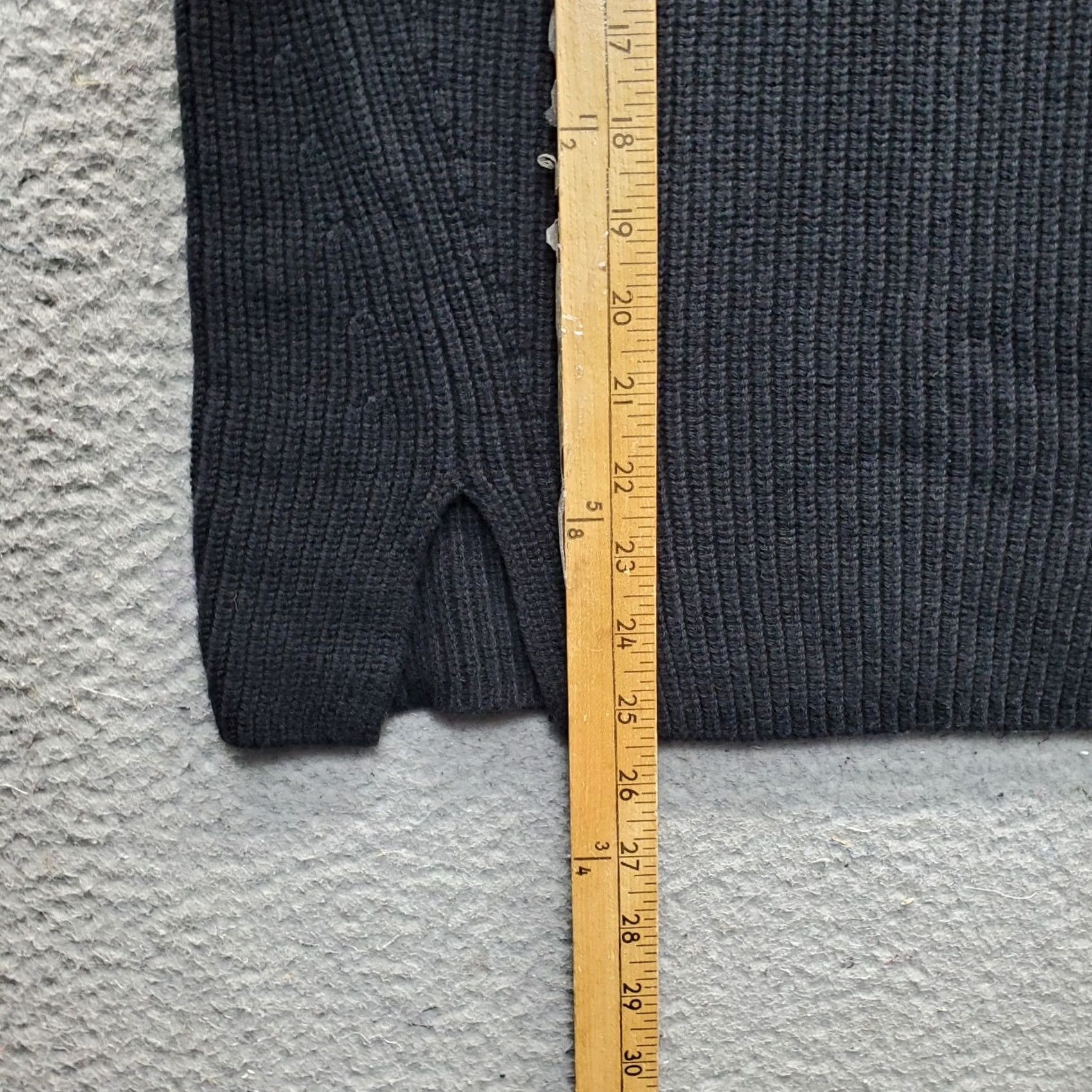 Loft LOFT Womens Size S Black Ribbed Knit Sweater Vest Button Sleeveless Shoulder Mock Neck Casual Knit Vest Ladies 90s Influencer Style Size S / US 4 / IT 40 - 3 Thumbnail