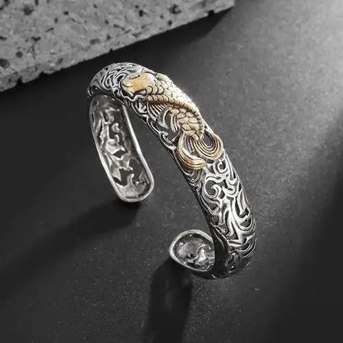 Teefury Retro Koi Fish Bracelet Size ONE SIZE - 2 Thumbnail