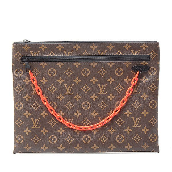 Louis Vuitton Louis Vuitton Louis Vuitton Monogram Solar Ray Pochette A4 Clutch M44484 Canvas Clutch Bag M44484 in Great Condition Size ONE SIZE - 1 Thumbnail