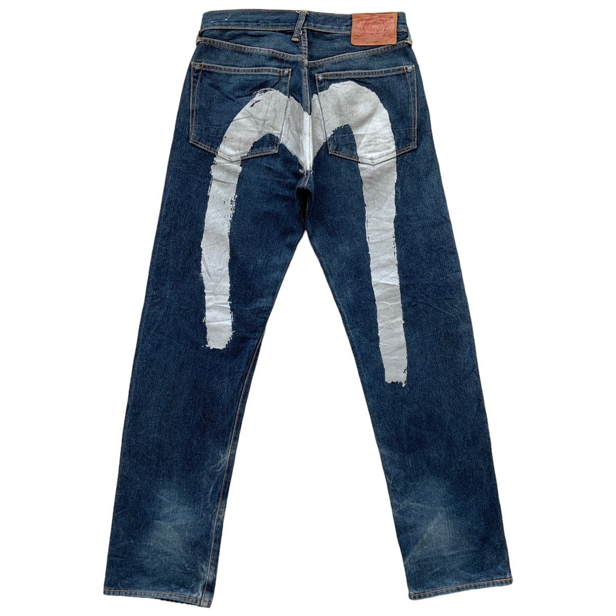 Evisu × Japanese Brand EVISU BRUSHSTROKES DAICOCK SELVEDGE JEANS Size US 30 / EU 46 - 1 Thumbnail