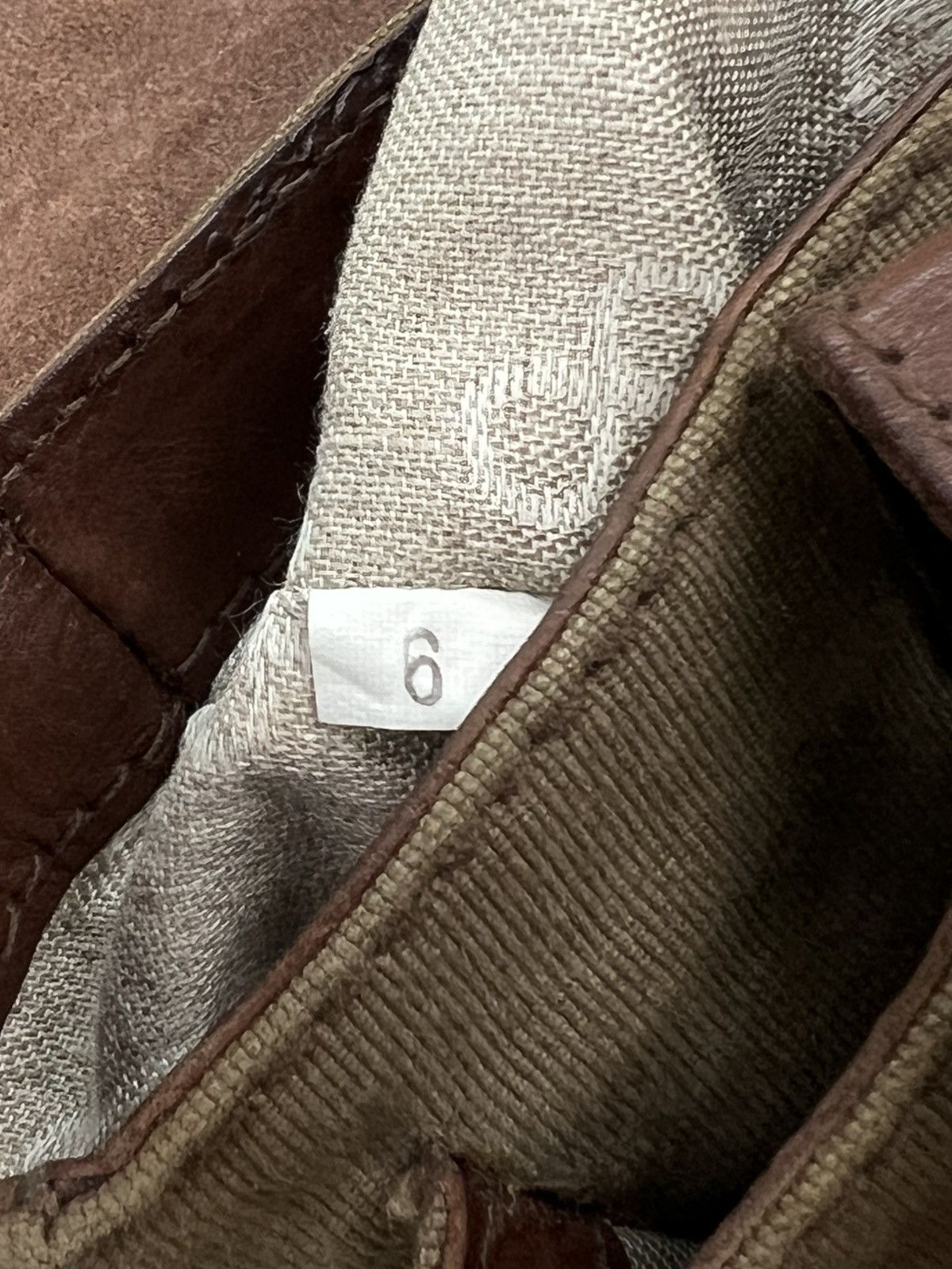 Japanese Brand Genten Canvas/Leather Crossbody Bag Size ONE SIZE - 16 Thumbnail