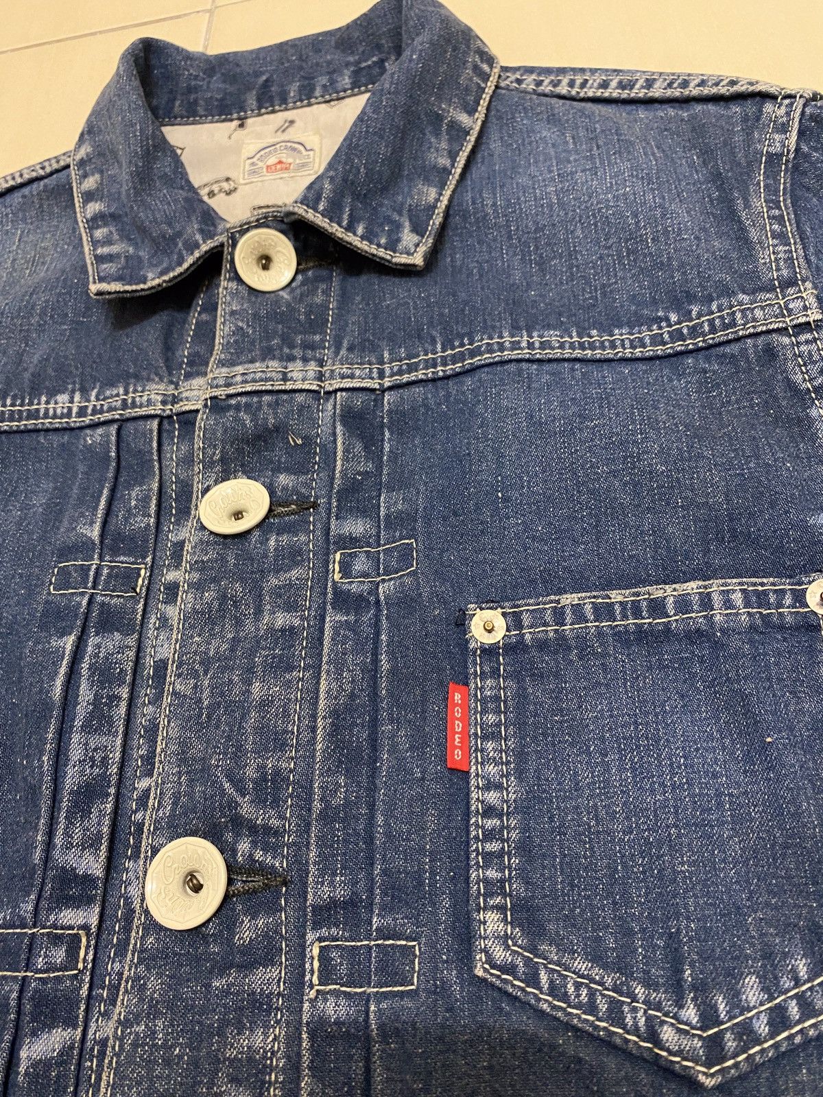 Japanese Brand Rodeo Crowns Type-I Denim Jacket Size S / US 4 / IT 40 - 3 Thumbnail