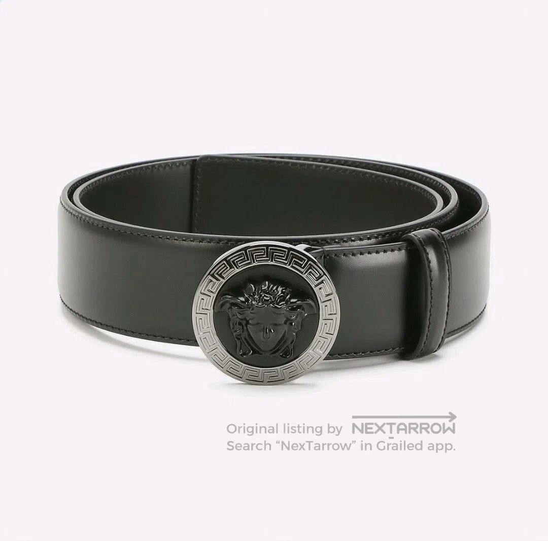 Versace VERSACE Men's Medusa Logo Belt. Size ONE SIZE - 1 Thumbnail