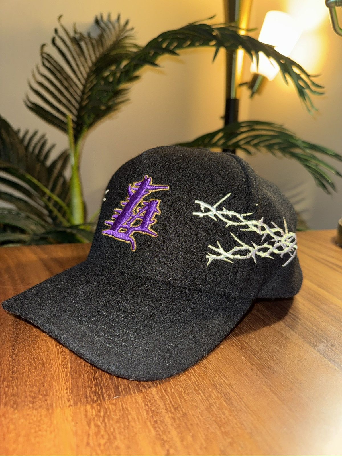 Other Kill the Hype - KTHLA Lakers Thorn Wool Snapback Size ONE SIZE - 1 Thumbnail