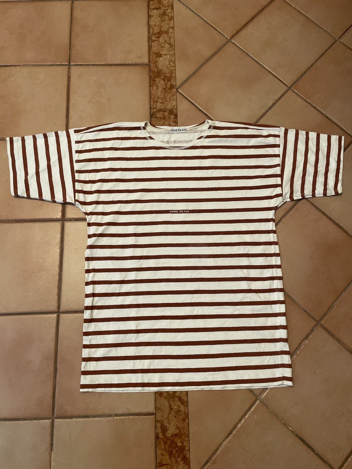 Stone Island Ultra rare Stone Island 80s heavy cotton t shirt XL Size US XL / EU 56 / 4 - 1 Thumbnail