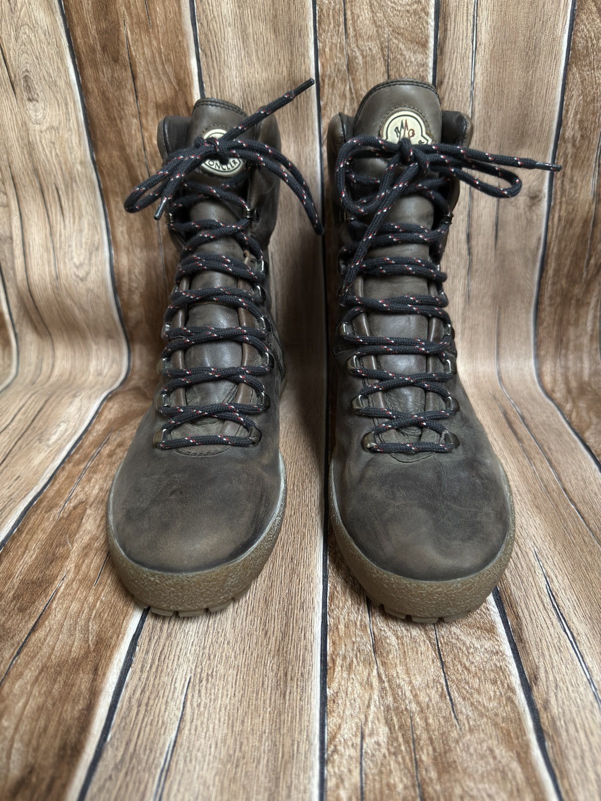 Moncler 🔥rare lace up hiking boots Size US 8 / EU 41 - 3 Thumbnail