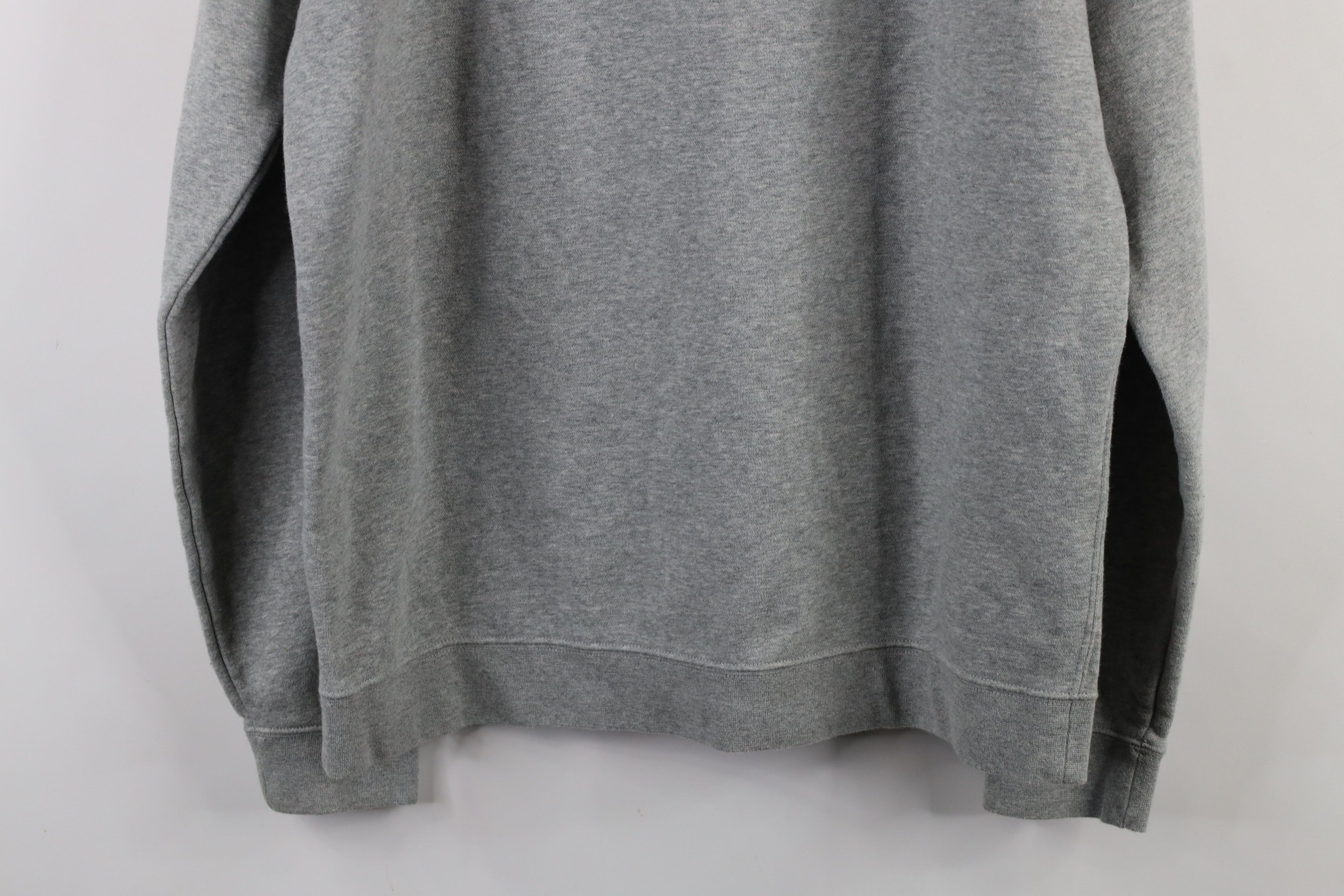 Nike × Vintage Vintage Nike Mini Swoosh Crewneck Sweatshirt Heather Gray Size US L / EU 52-54 / 3 - 12 Thumbnail
