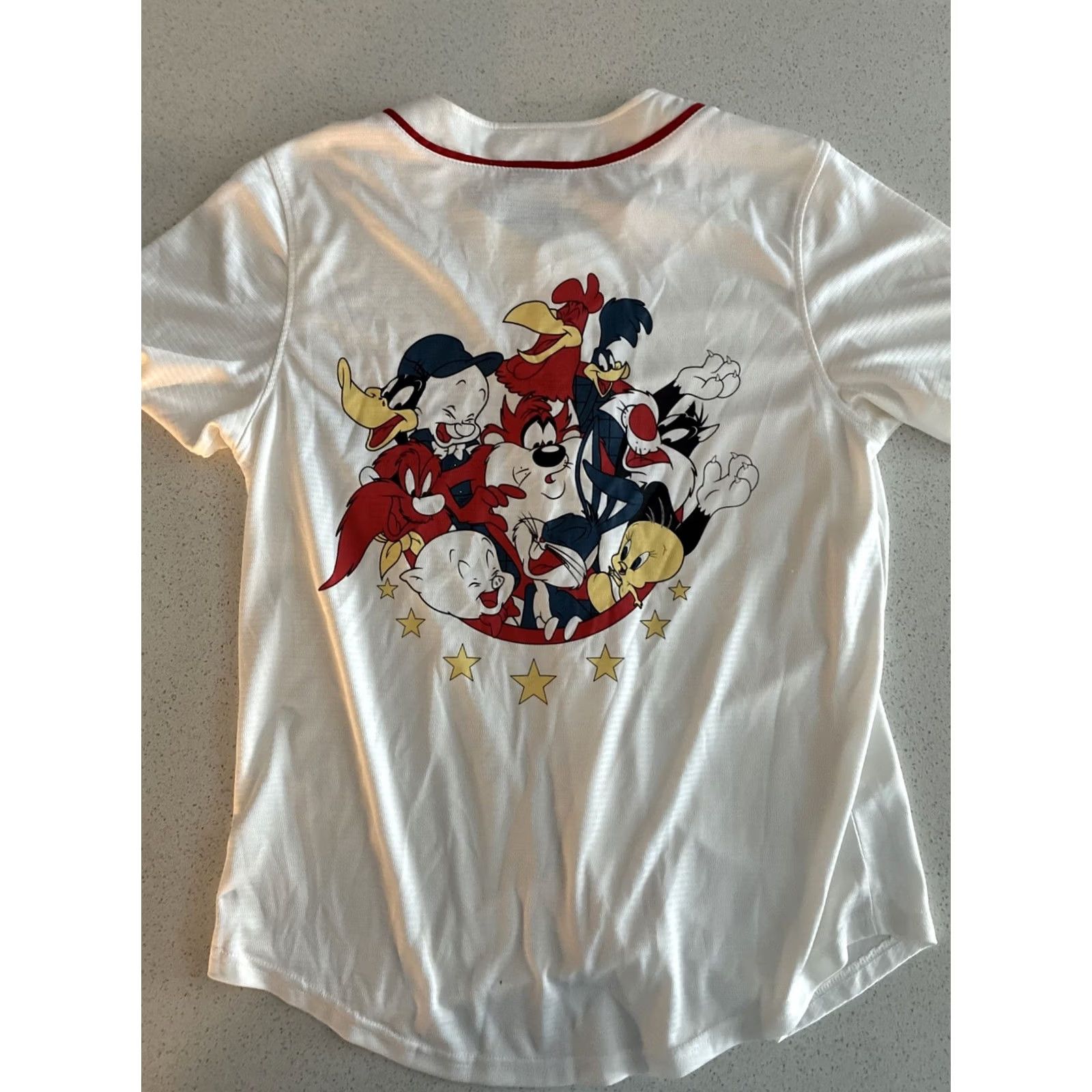 Vintage VINTAGE LOONEY TUNES Button Up SHIRT Bugs Bunny SMALL Size S / US 4 / IT 40 - 5 Thumbnail