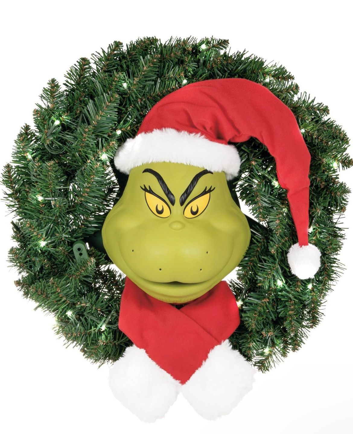 Other Hallmark Keepsake Grinch Christmas Wreath with Sound Motion Size ONE SIZE - 2 Thumbnail