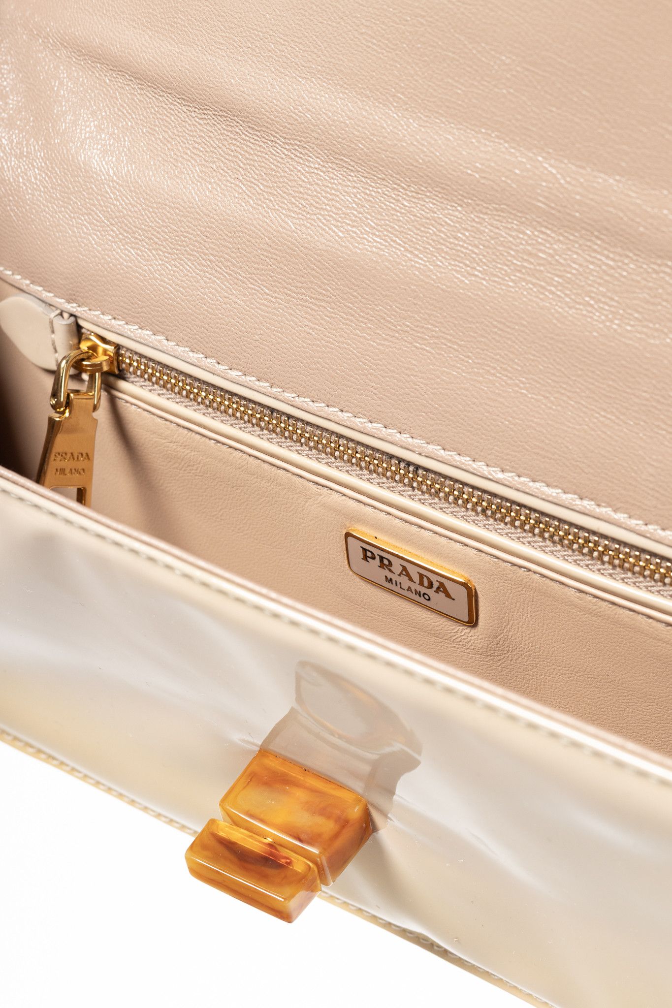 Prada Prada Cammeo Vernice Leather Oversized Clutch Size ONE SIZE - 11 Thumbnail