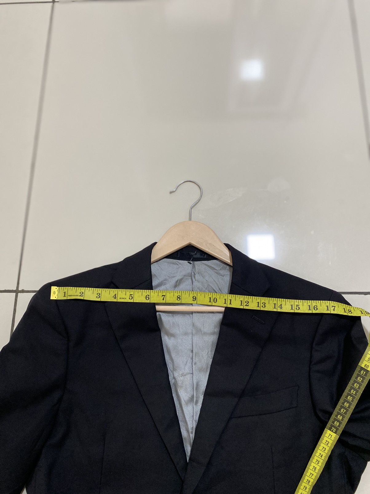 Alfred Dunhill Dunhill Black Blazer Custom Made in Japan Size 42R - 12 Thumbnail