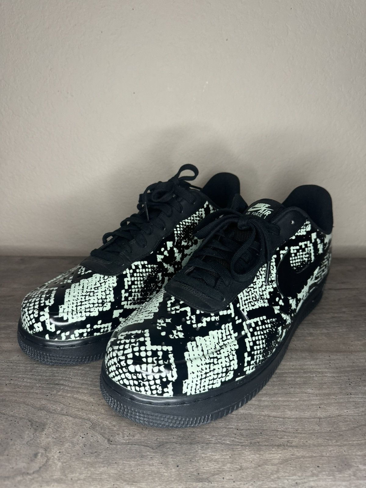 Nike Nike Air Force 1 Foamposite Pro Cup ‘Glow Snakeskin’ Size US 14 / EU 47 - 4 Thumbnail