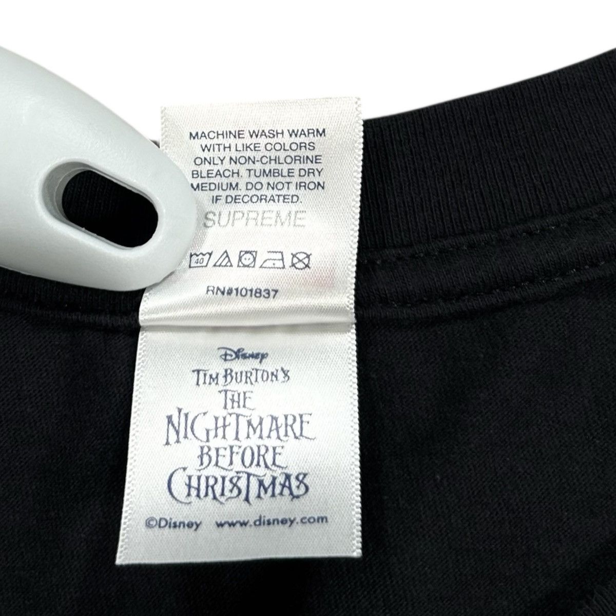 Supreme Supreme FW23 Black Skeleton Nightmare Before Christmas Shirt Size US XXL / EU 58 / 5 - 4 Thumbnail