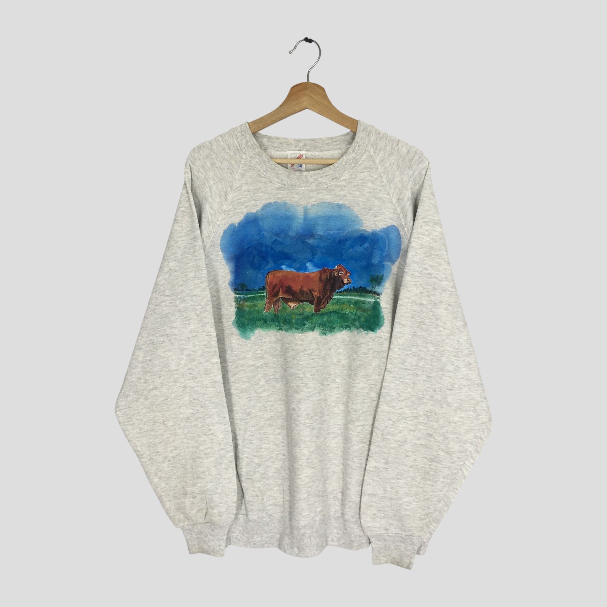 Jerzees Vintage 90's Retro Graphic Jerzees Gray - 175 Size US XXL / EU 58 / 5 - 1 Thumbnail