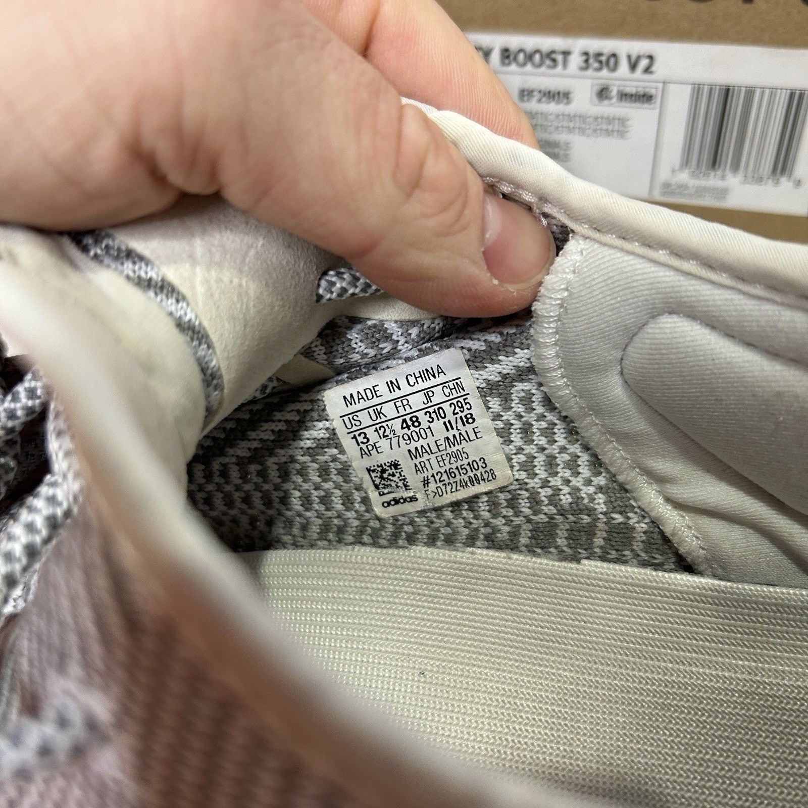 Adidas adidas Yeezy Boost 350 V2 “Static Non-Reflective” EF2905 Size US 13 / EU 46 - 9 Thumbnail