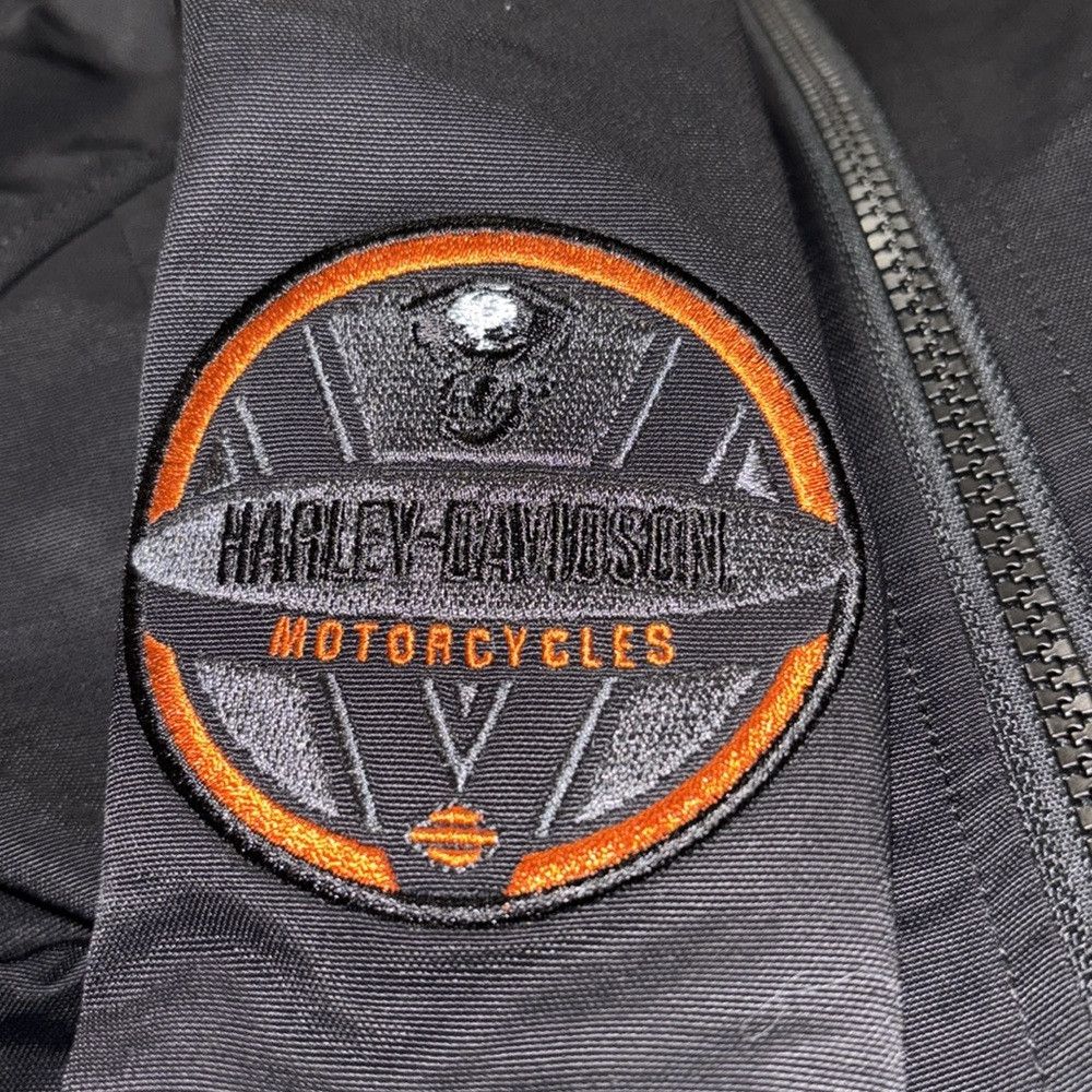 Harley Davidson Harley Davidson Jacket Large Bomber style Nylon Black Size US L / EU 52-54 / 3 - 7 Thumbnail