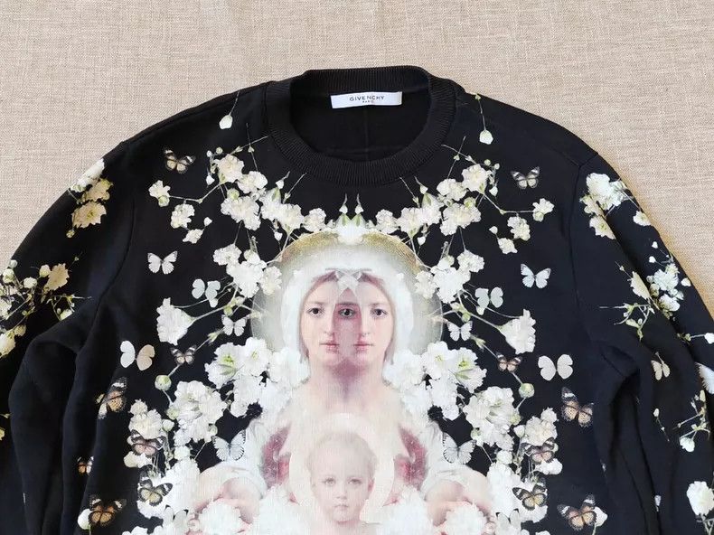 Givenchy Givenchy Classic Madonna Starry Hoodie Size US XS / EU 42 / 0 - 5 Thumbnail