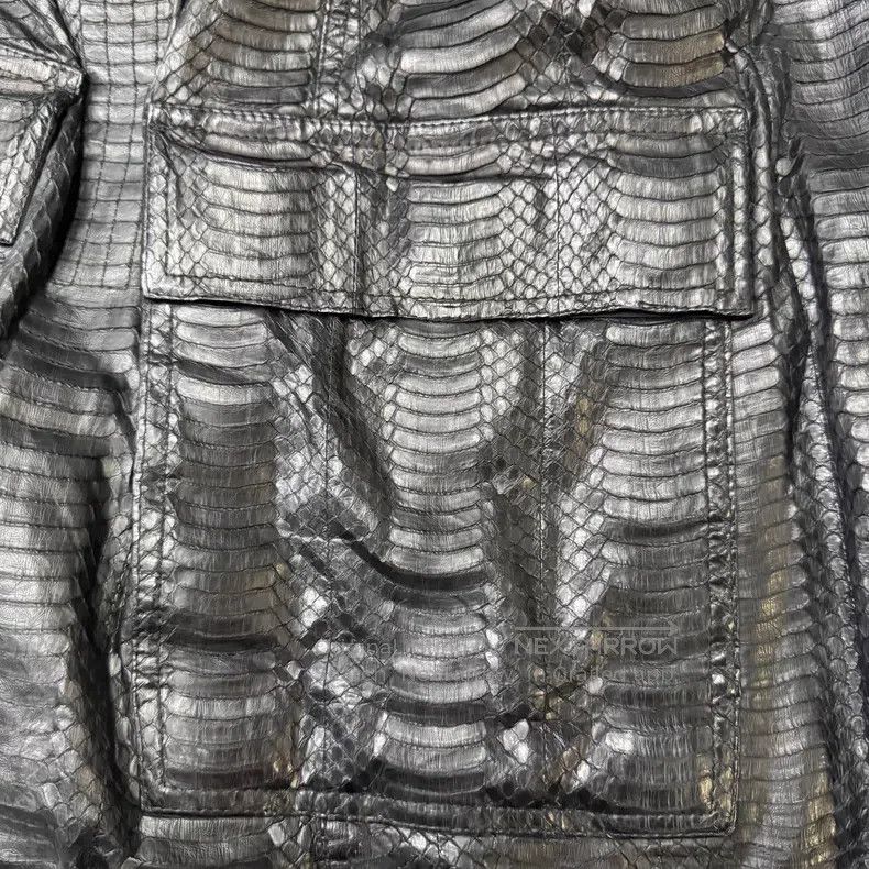 Rick Owens Rick Owens Python-skin 7-point crotch pants Size US 38 / EU 54 - 8 Thumbnail