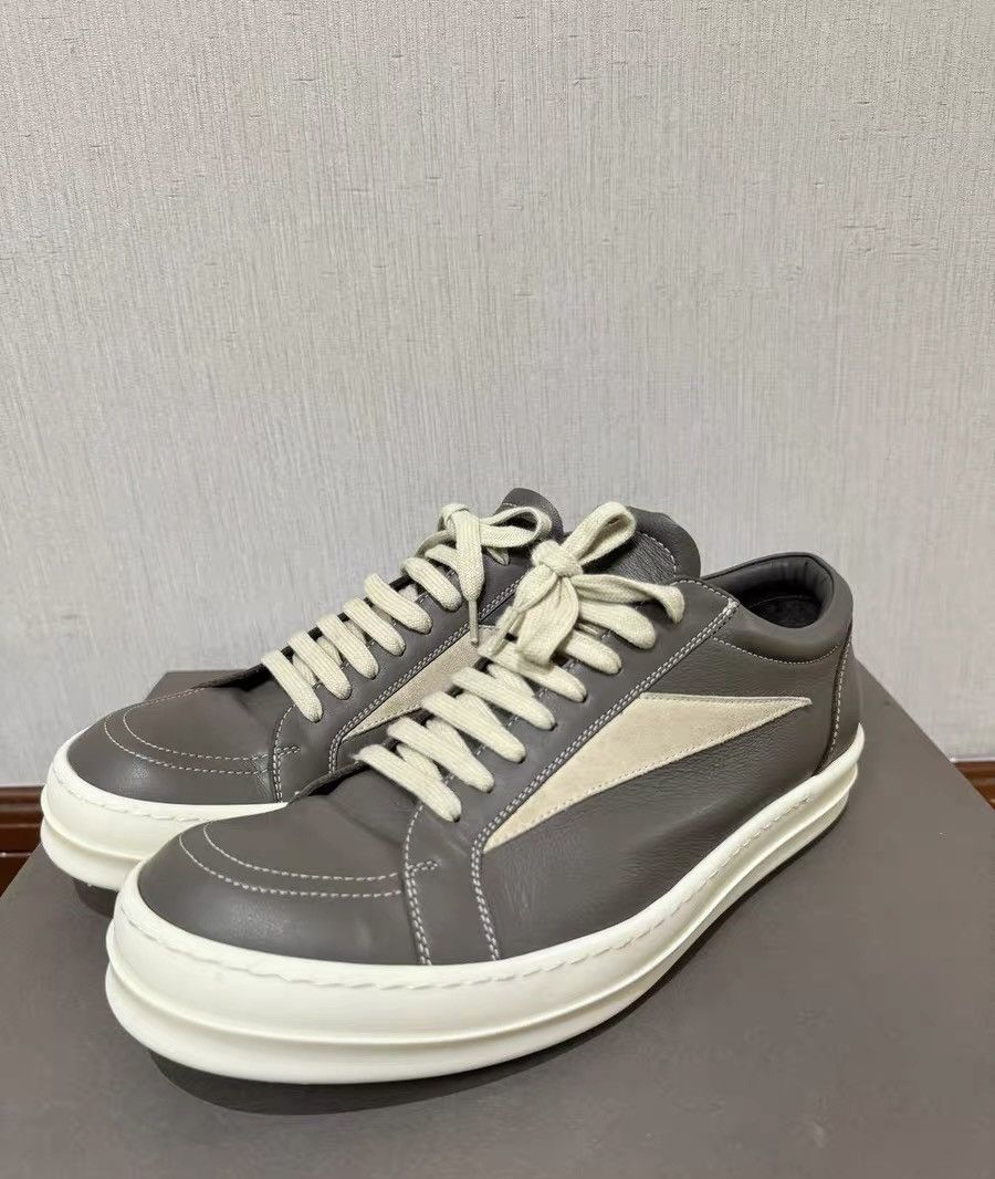Rick Owens Rick Owens RO 25AW Mainline Leather Low-Top Sneakers Size US 8.5 / EU 41-42 - 1 Thumbnail