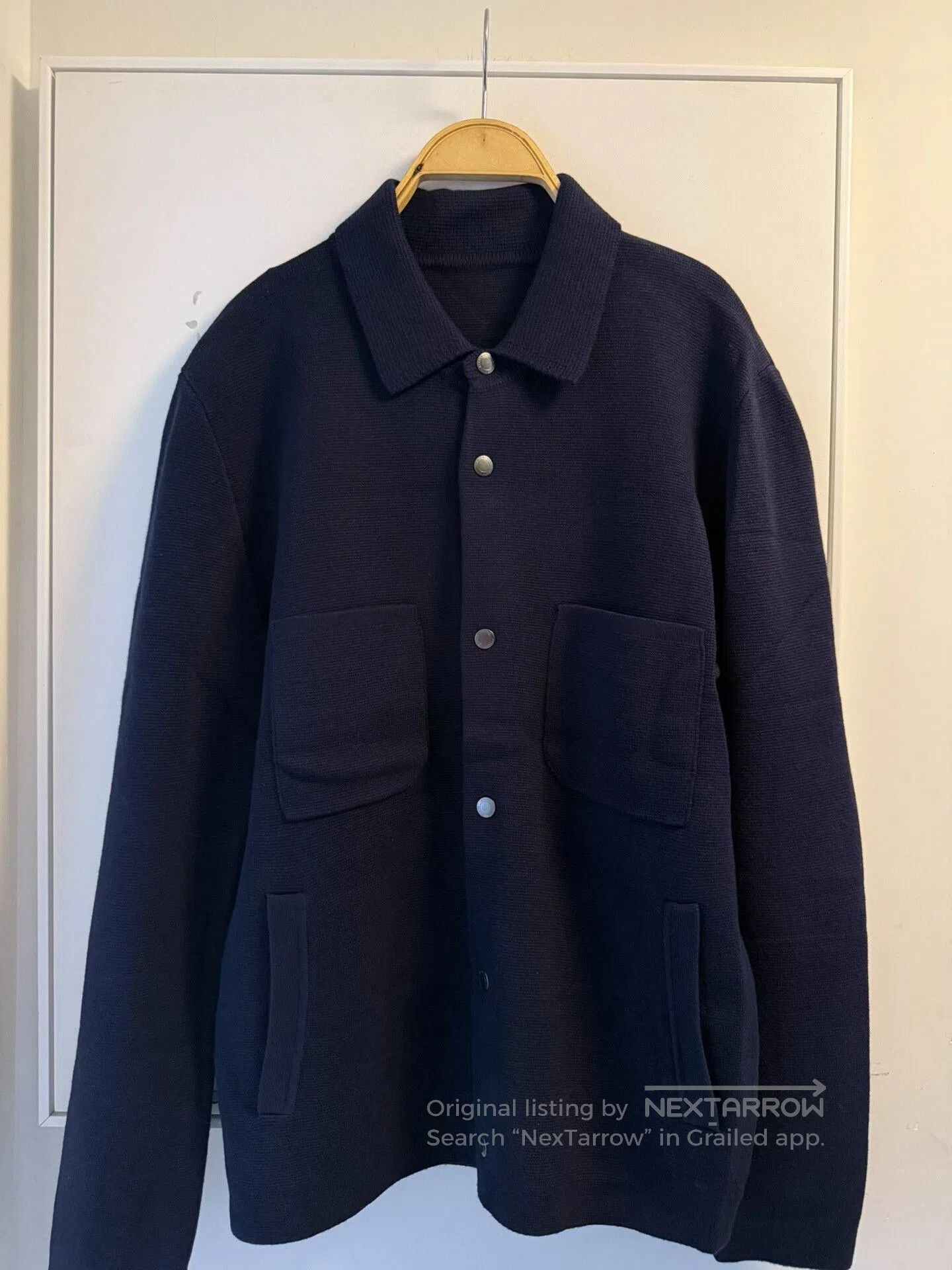 Ermenegildo Zegna ZEGNA Men's Wool Jacket in Navy Blue. Size US M / EU 48-50 / 2 - 4 Thumbnail