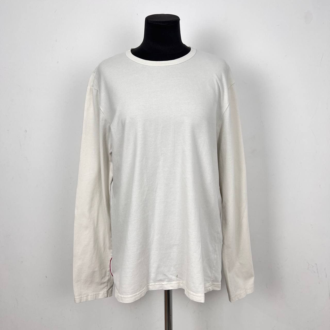 Prada PRADA Luna Rossa White Long Sleeve Red Tab Logo Sport Men's Size US L / EU 52-54 / 3 - 1 Thumbnail