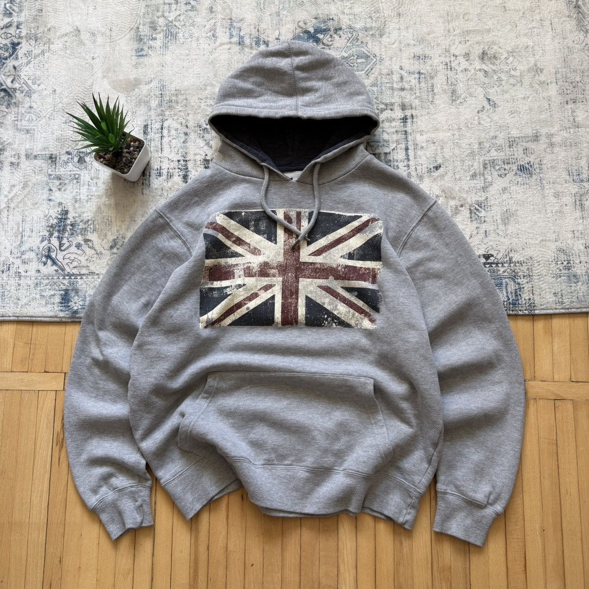 Hysteric Glamour 📌 Crazy Y2K British Britain Flag Hysteric type Hoodie Size US XL / EU 56 / 4 - 1 Thumbnail