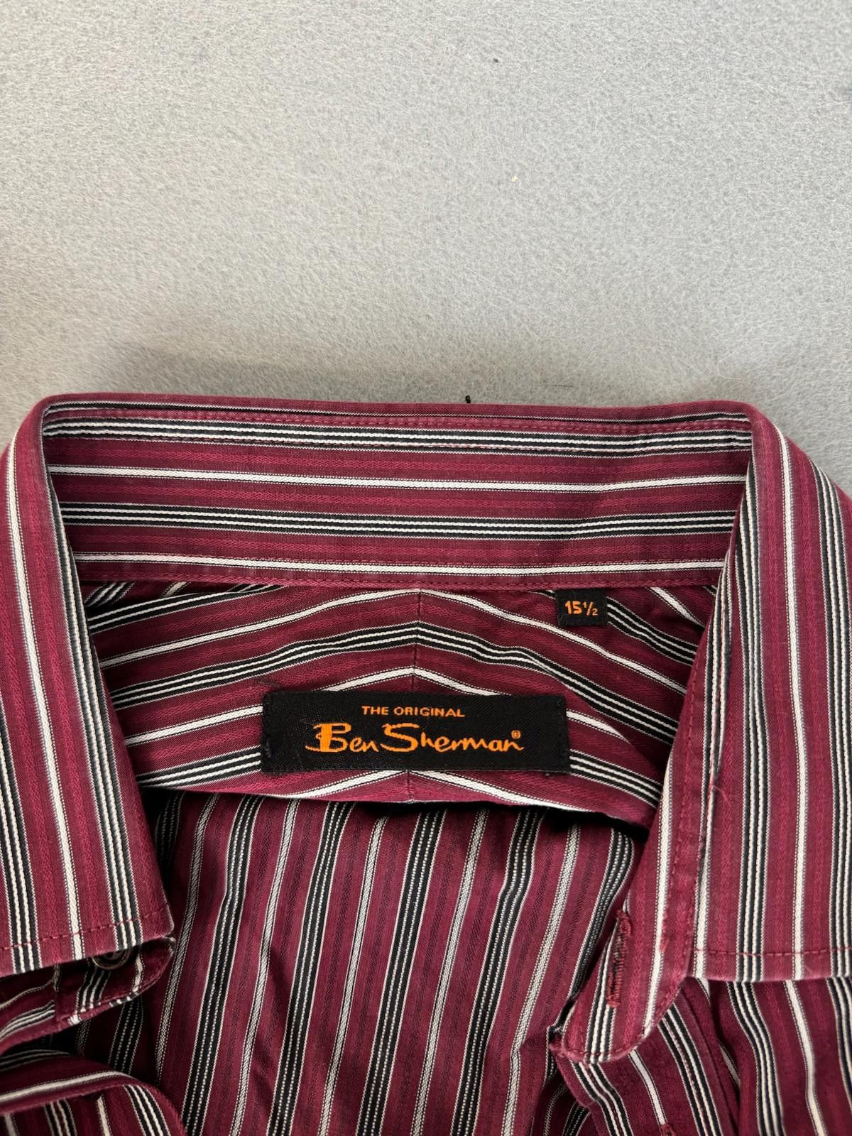 Ben Sherman Ben Sherman Long Sleeve Striped Button-Up Shirt Mens Size M Size US M / EU 48-50 / 2 - 5 Thumbnail