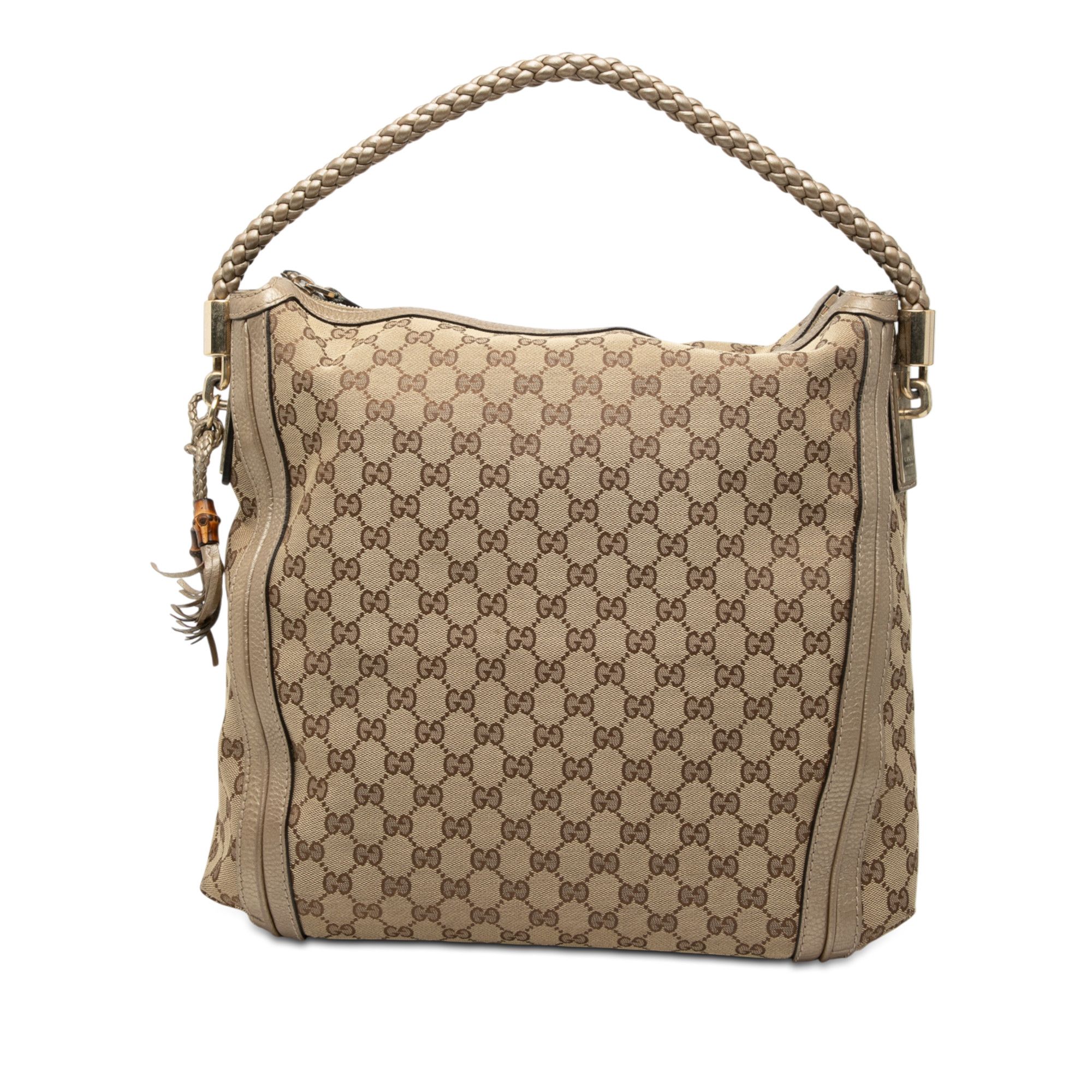 Gucci Gucci Large GG Canvas Bella Shoulder Bag Size ONE SIZE - 1 Thumbnail