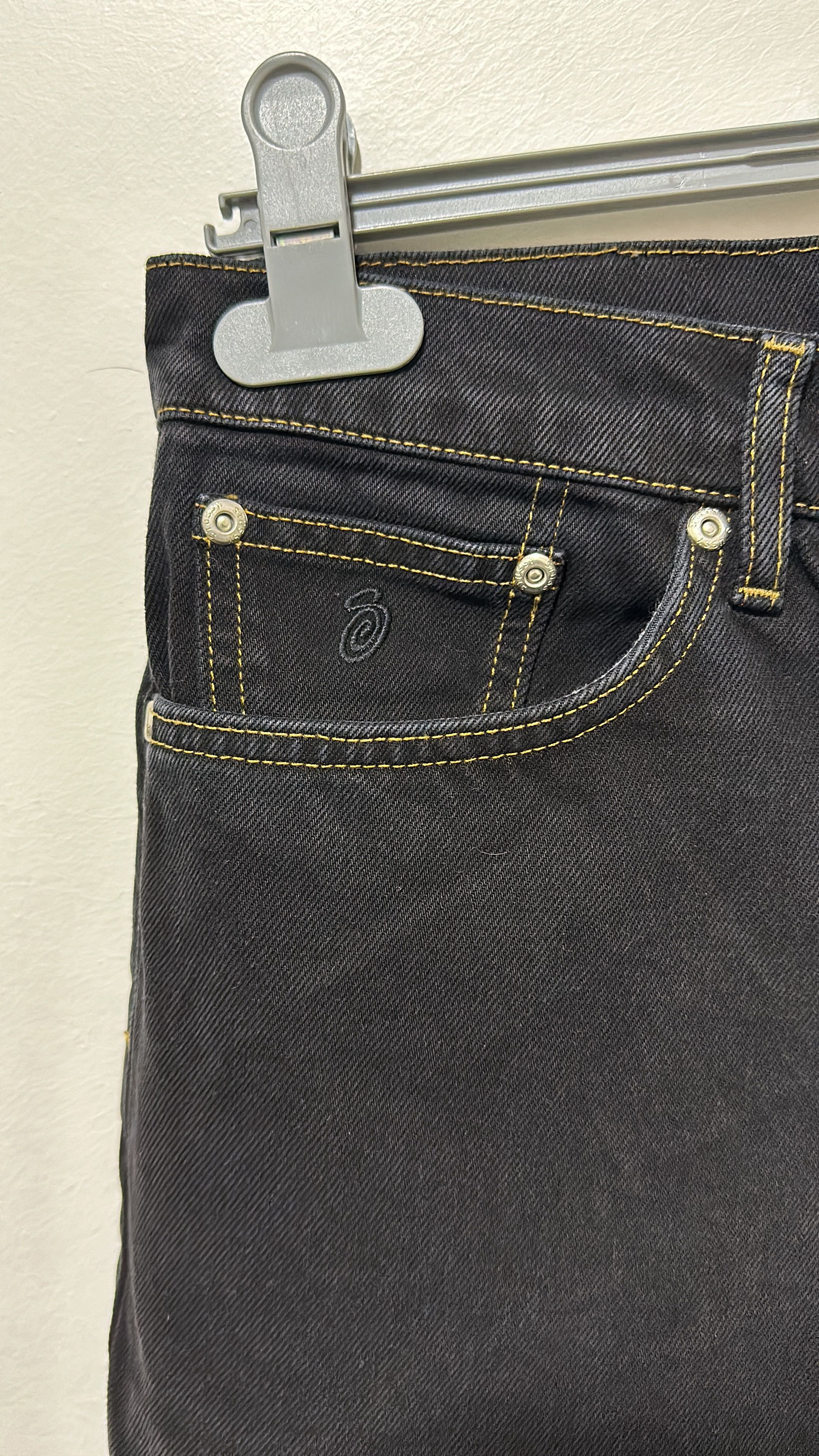 Stussy Stussy Classic Jean Washed Black Size 32 Size US 32 / EU 48 - 4 Thumbnail