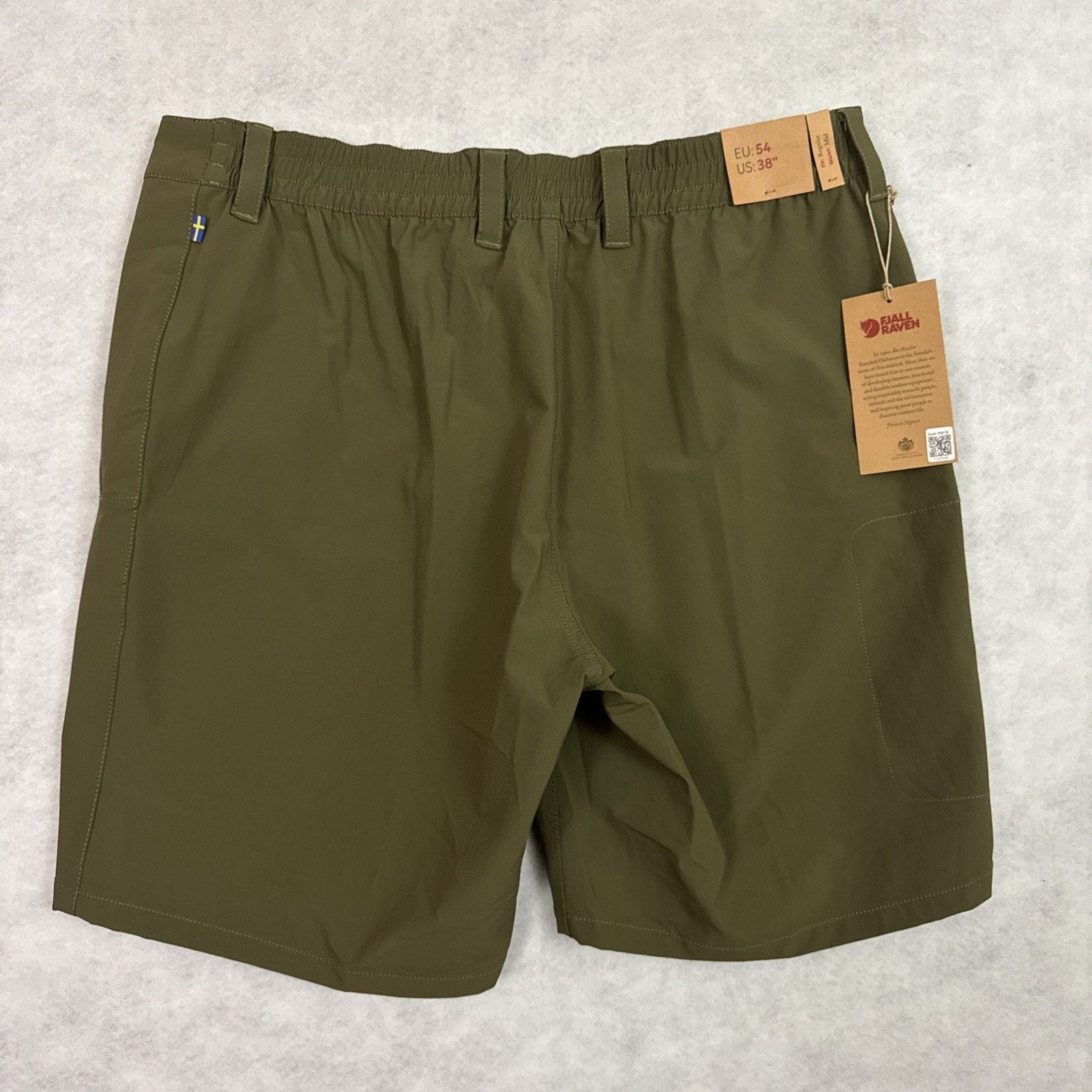 Fjallraven Fjallraven Mens 38 Abisko Trail Stretch Shorts Laurel Green Size US 38 / EU 54 - 4 Thumbnail