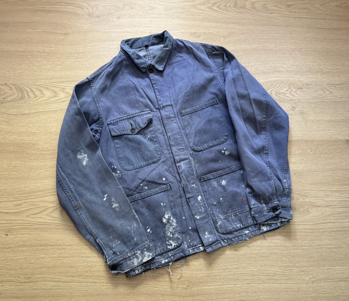 Vintage 80’s Le Laboureur European Work Distressed Jacket