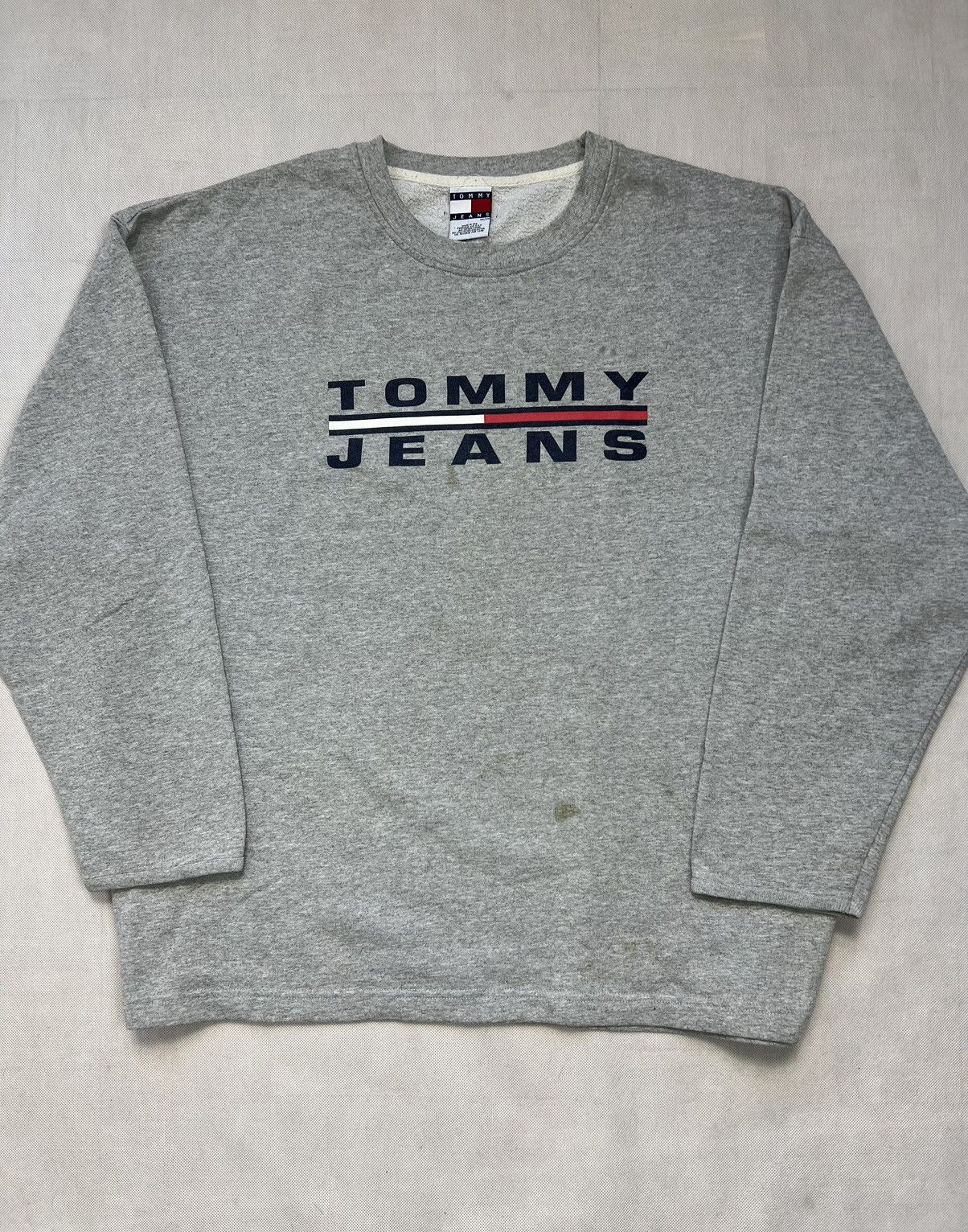 Tommy Hilfiger × Tommy Jeans × Vintage Sweatshirt Tommy Jeans vintage 90’s big logo Size US XXL / EU 58 / 5 - 2 Thumbnail