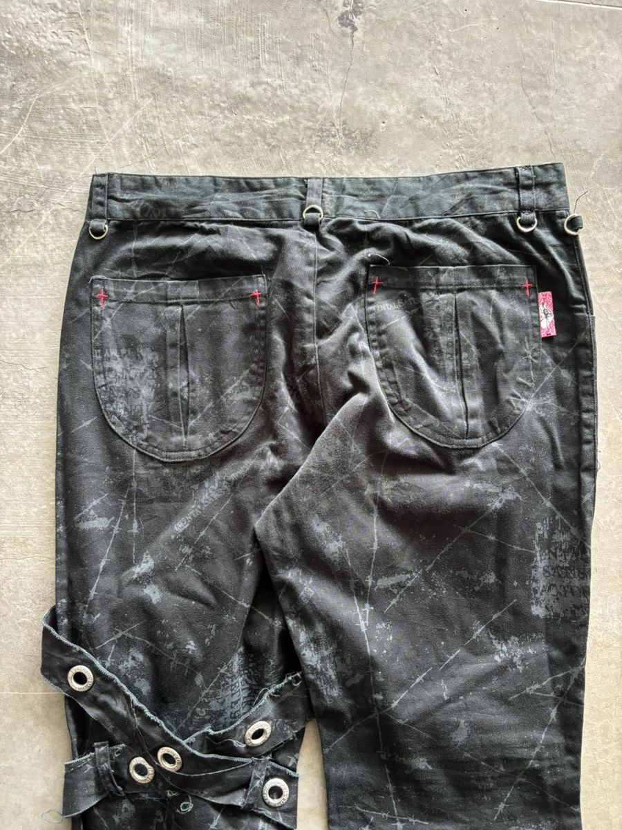 Sex Pot ReVeNGe CRAZY FLARE BONDAGE SEDITIONARIES JAPAN MAD PUNKS SKULL POEM Size US 30 / EU 46 - 15 Thumbnail