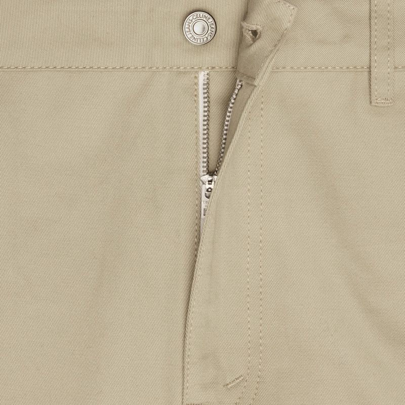 Celine o1mle0426 Cotton Twill Straight Pants in Beige Size US 32 / EU 48 - 4 Thumbnail