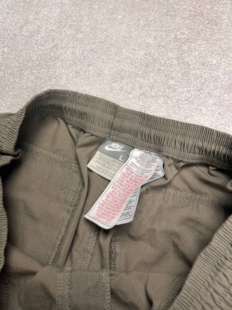 Nike × Vintage Vintage Nike Swoosh Achival Baggy Cargo Pants L Size US 34 / EU 50 - 7 Thumbnail