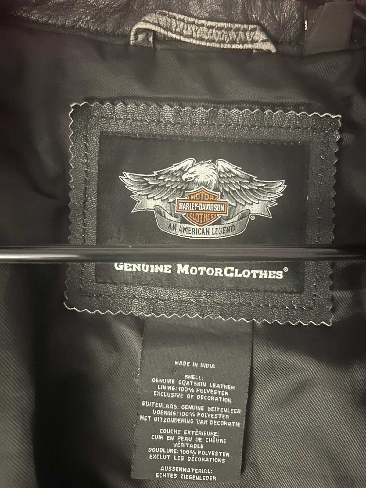 Harley Davidson Vintage Harley Davidson Leather Jacket Size US L / EU 52-54 / 3 - 4 Thumbnail