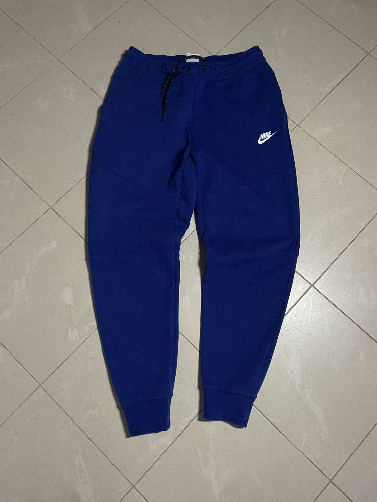 Nike Nike Tech Fleece Pants Brushed Joggers Blue Mens M Size US 32 / EU 48 - 1 Thumbnail