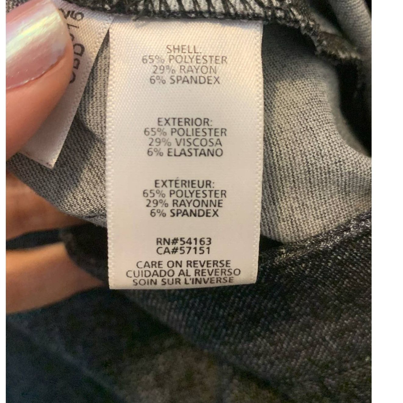 Calvin Klein Calvin Klein grayish blue stretch skinny pants size 4 Size 27" / US 4 / IT 40 - 4 Thumbnail