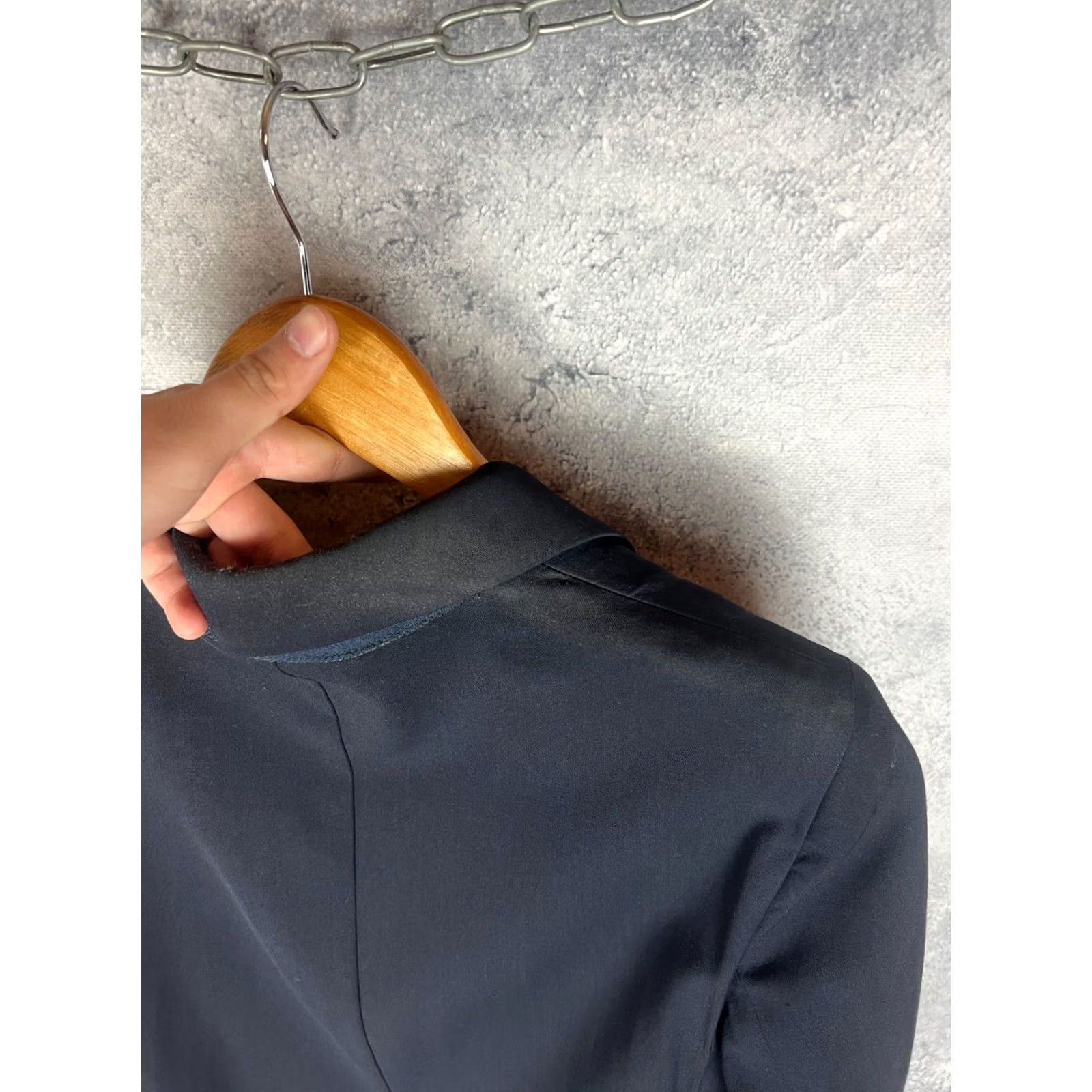 Vintage Weekend Max Mara Wool Blazer Black Jacket Size 6 Italy Office Chic Basic Jacket Womens Size M / US 6-8 / IT 42-44 - 7 Thumbnail