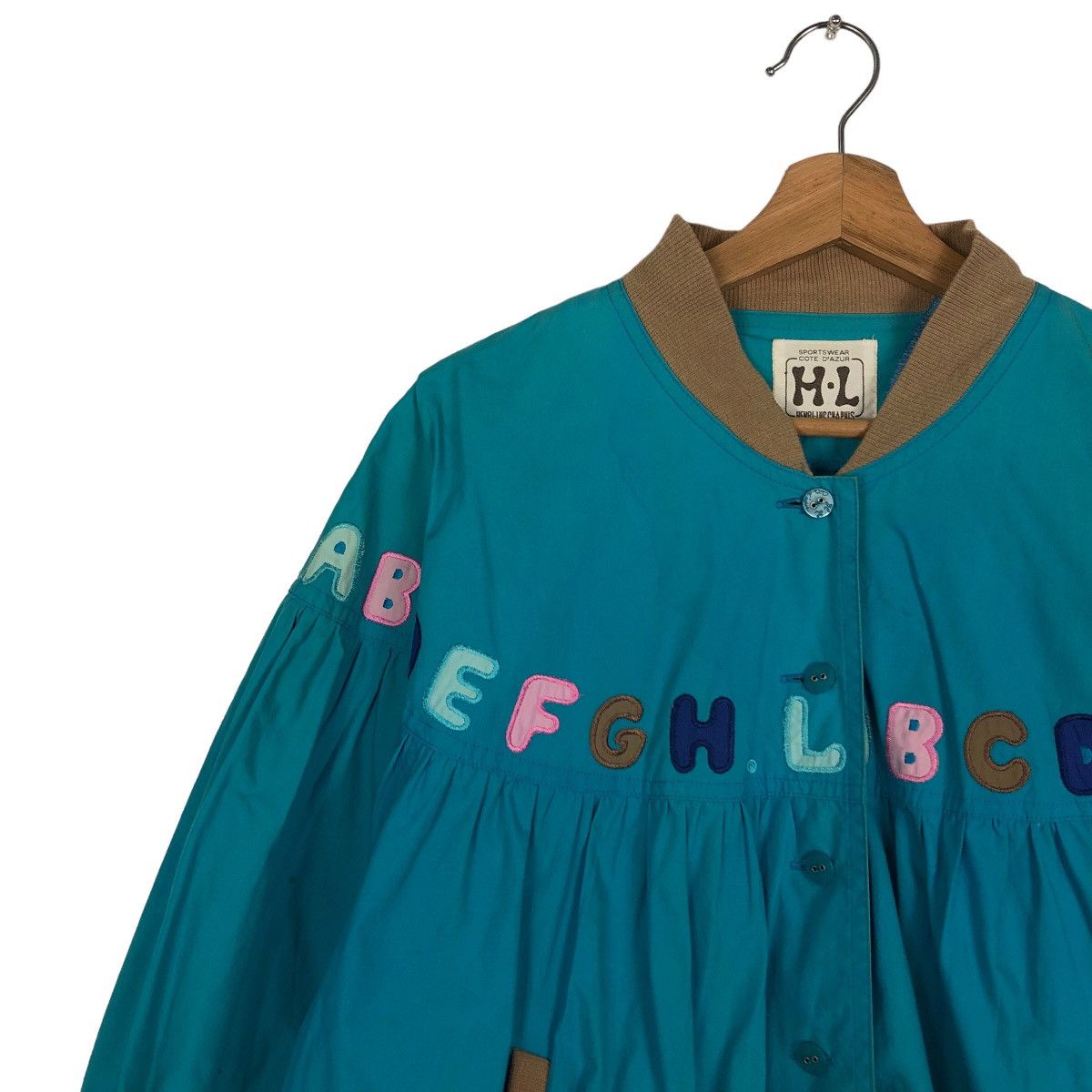 Japanese Brand 🔥Vintage Bomber Jacket Cartoon Big Logo Henri Luc Chapuis Size US M / EU 48-50 / 2 - 7 Thumbnail