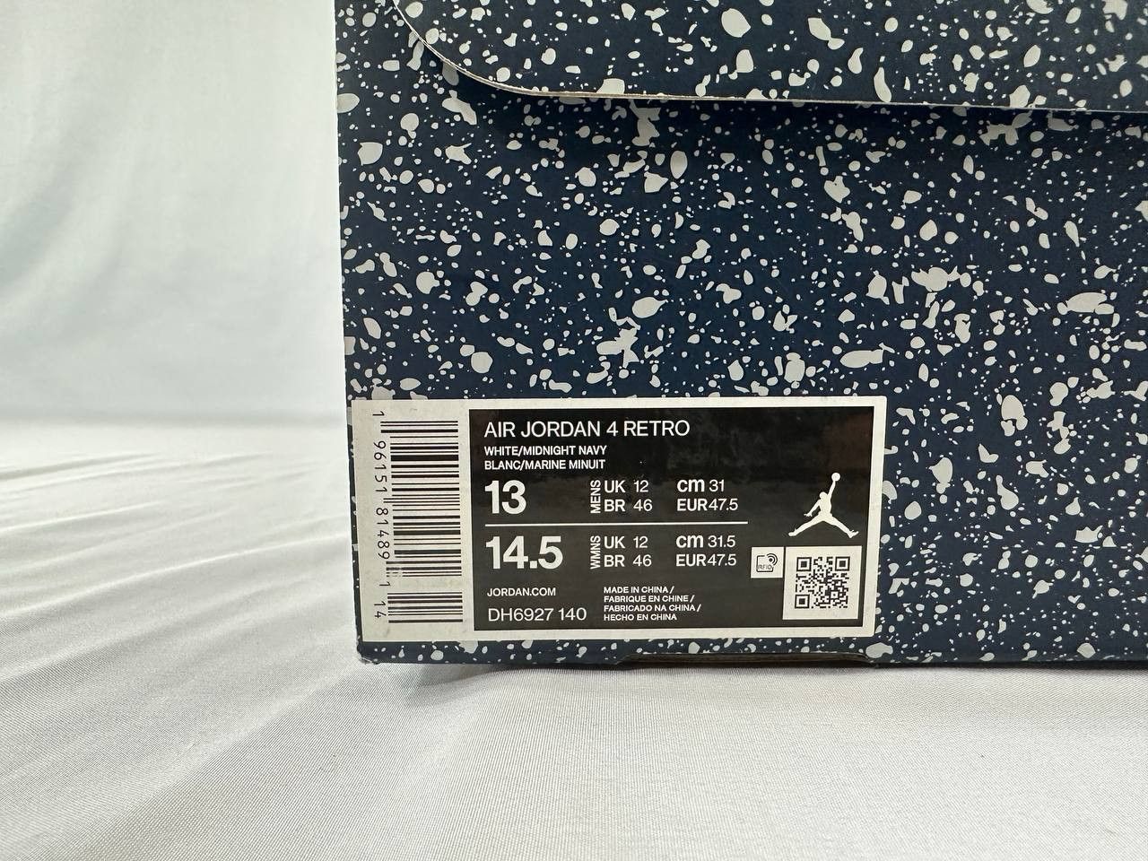 Nike Nike Air Jordan 4 Retro 'Midnight Navy' 2022 DH6927-140 Size US 13 / EU 46 - 11 Thumbnail