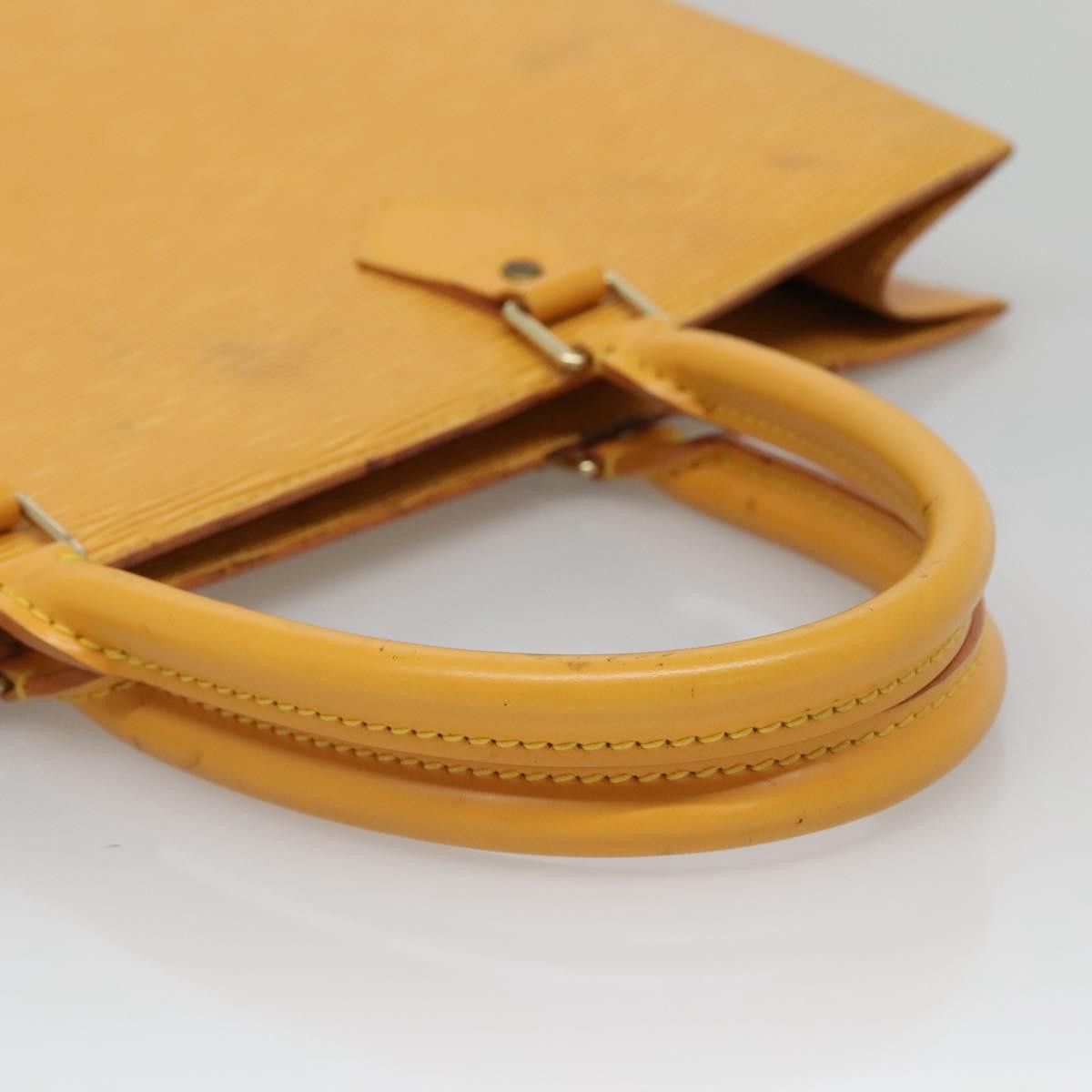 Louis Vuitton LOUIS VUITTON Epi Sac Plat Hand Bag Yellow M52079 Size ONE SIZE - 7 Thumbnail