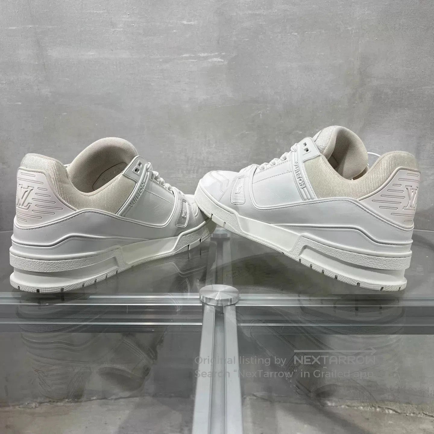 Louis Vuitton White Low. Size US 9 / EU 42 - 5 Thumbnail