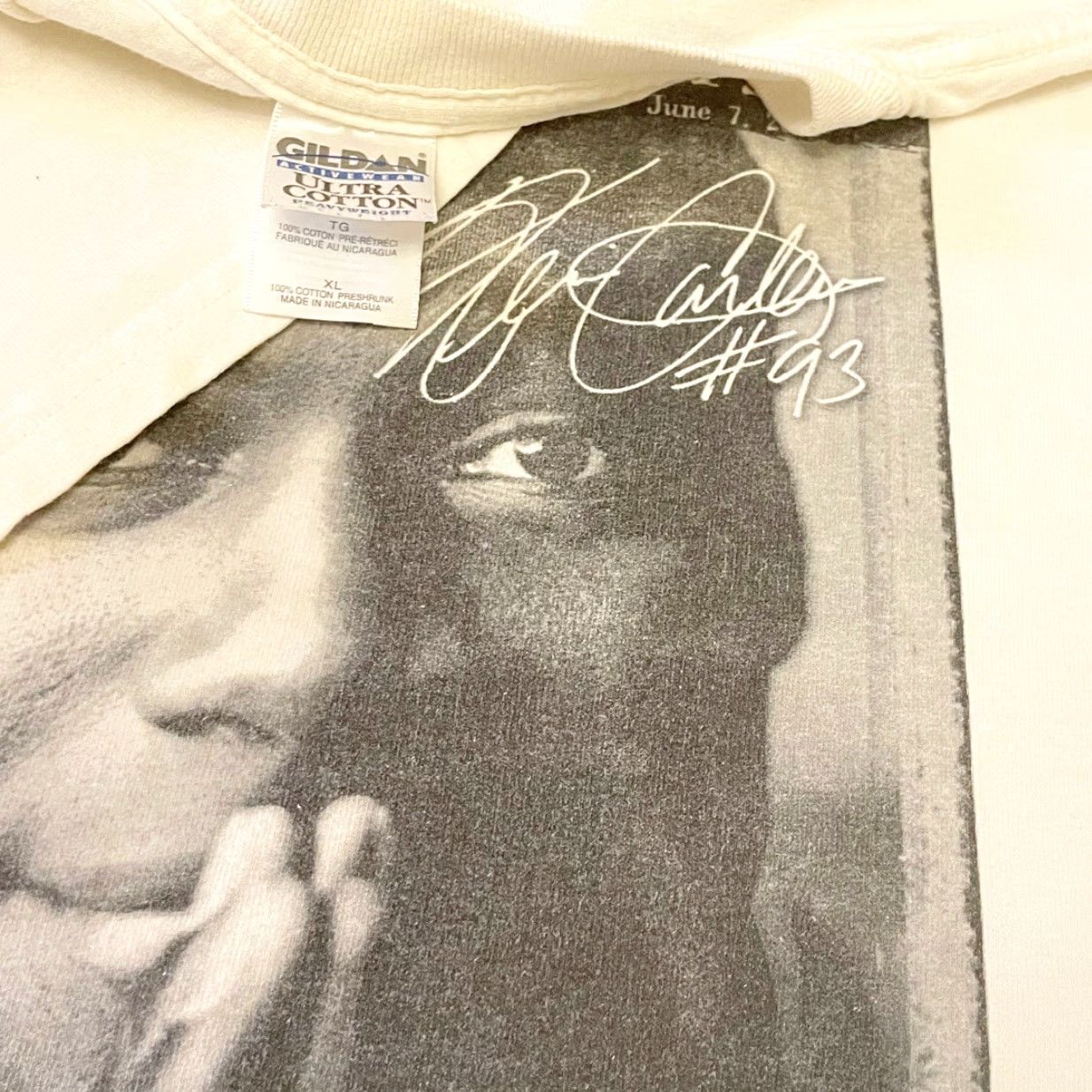 NFL VINTAGE Kevin Carter NFL Football Big Face Graphic VTG 2006 Shirt Mens XL White 90s Sports Hip Hop Mens Size US XL / EU 56 / 4 - 3 Thumbnail