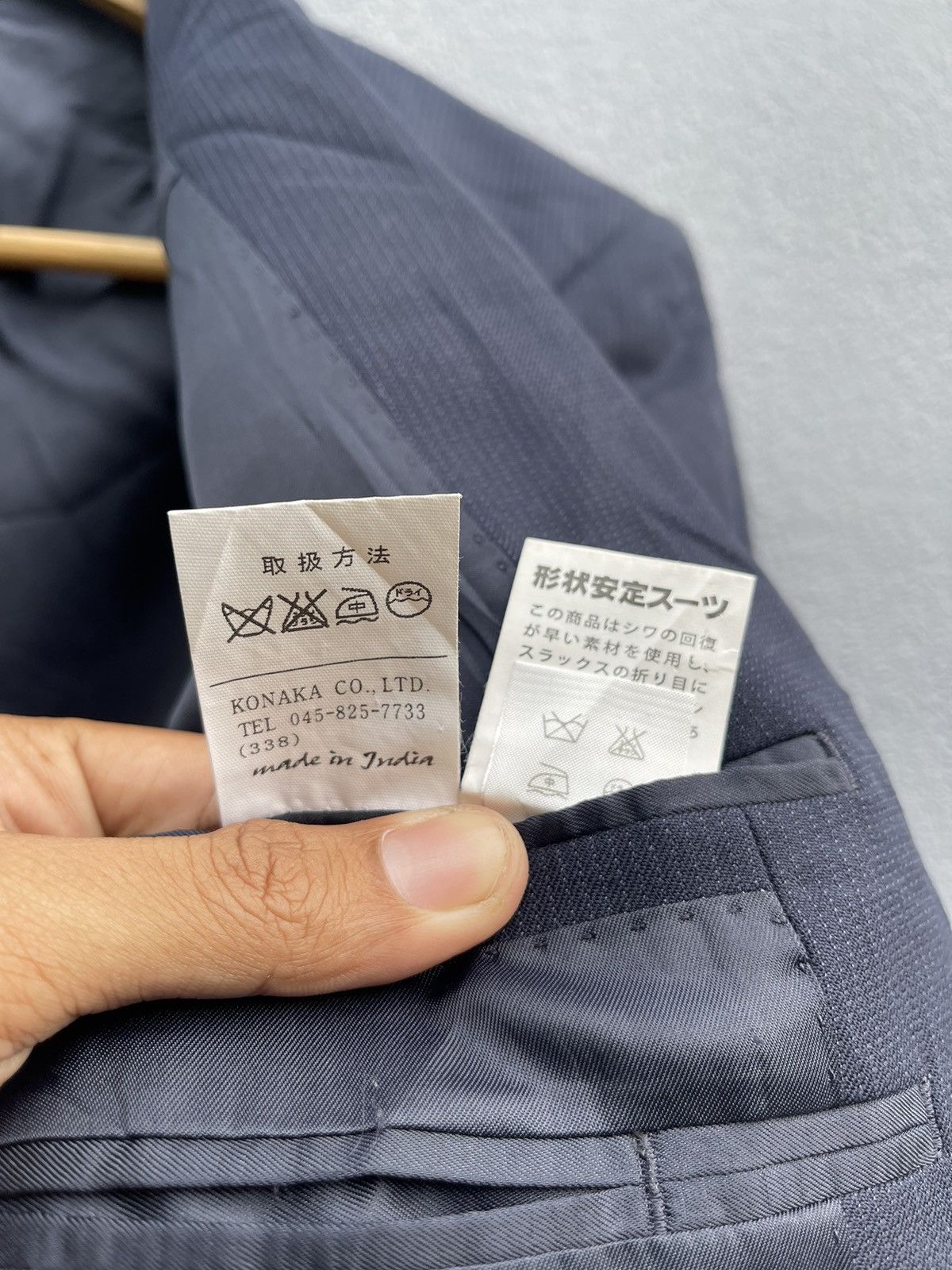 Designer John Pearse London x Konaka Japan Charcoal Gray Blazer Size US M / EU 48-50 / 2 - 19 Thumbnail