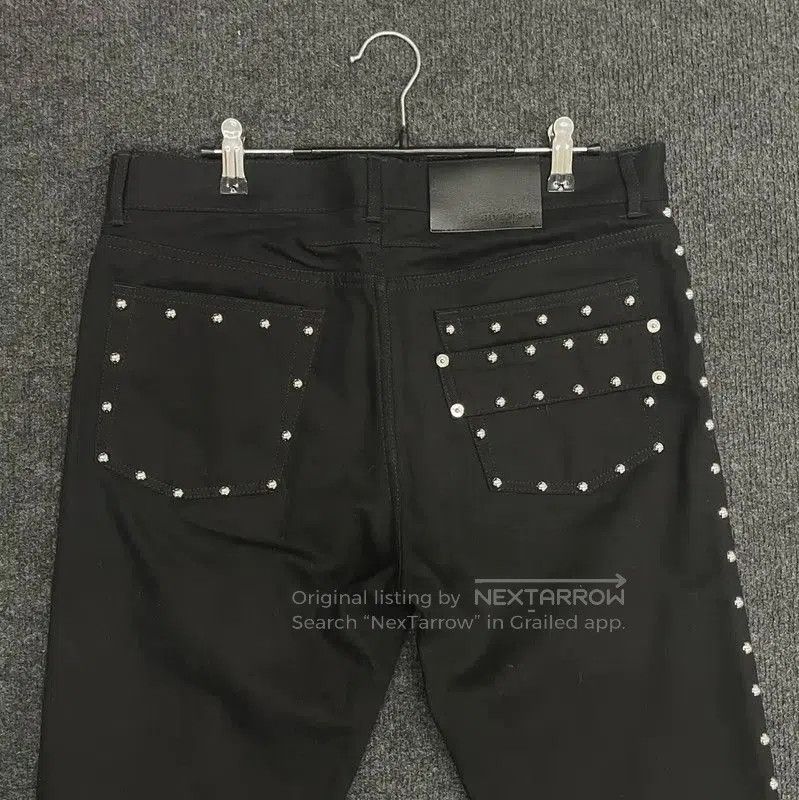 Givenchy Givenchy Black Cotton Logo Casual Pants . Size US 32 / EU 48 - 5 Thumbnail